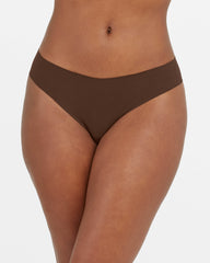 SPANXsmooth™ Fit-To-You Thong 3-Pack Box | Chestnut Brown