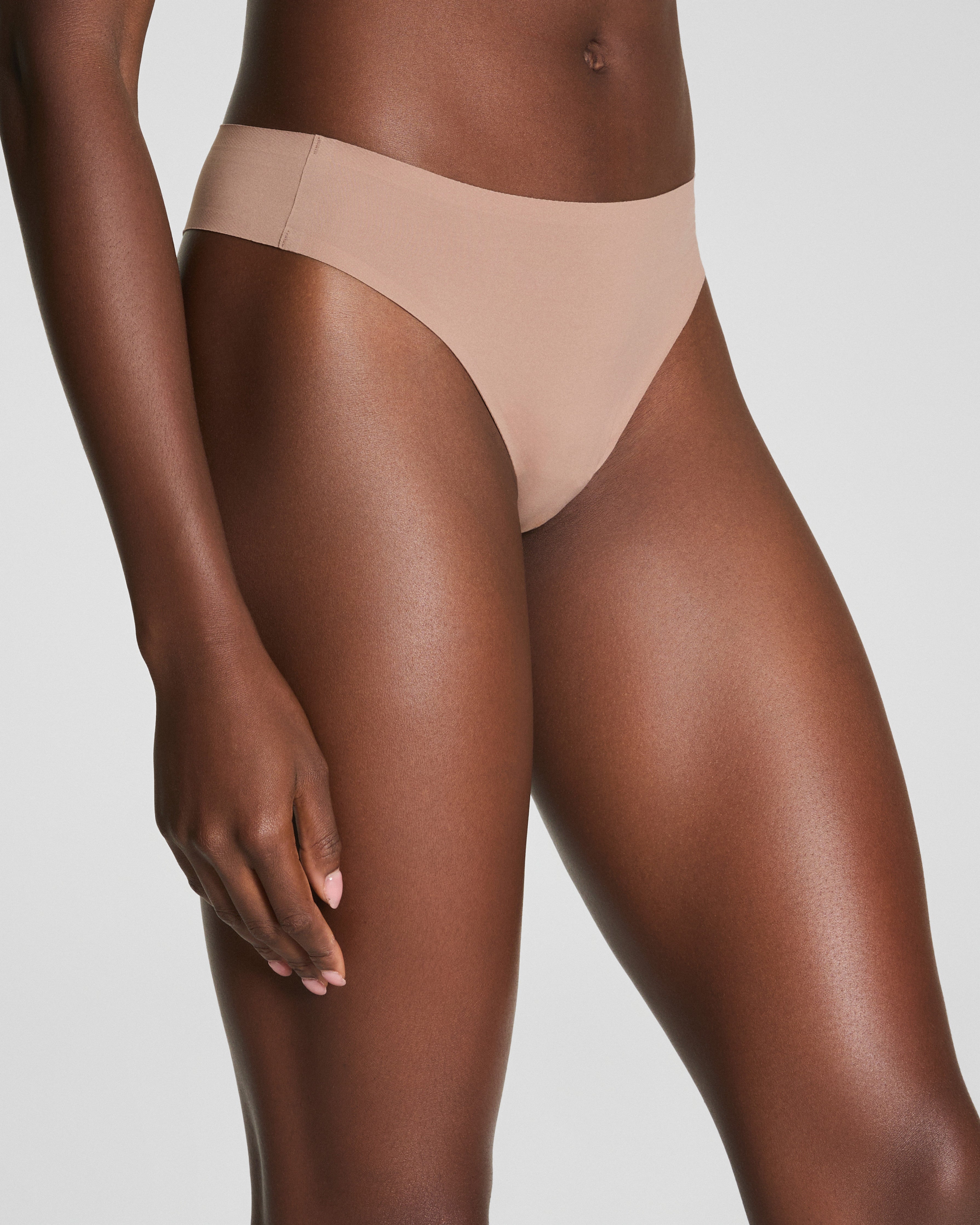 SPANXsmooth™ Fit-To-You Thong 3-Pack Box | Emerald Bay/Timeless Navy/Cafe Au Lait