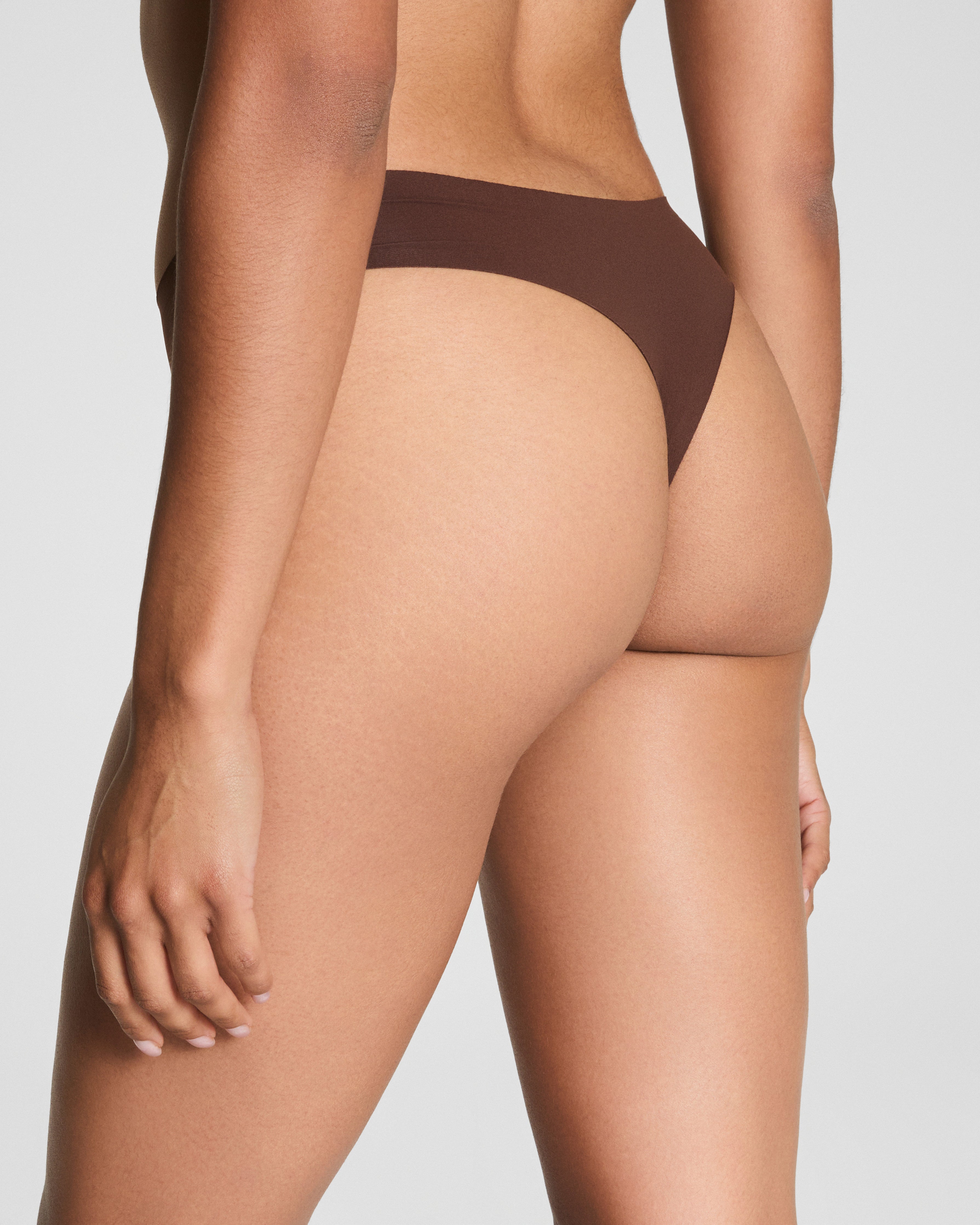 SPANXsmooth™ Fit-To-You Thong 3-Pack Box | Fleur/Red Merlot/Espresso