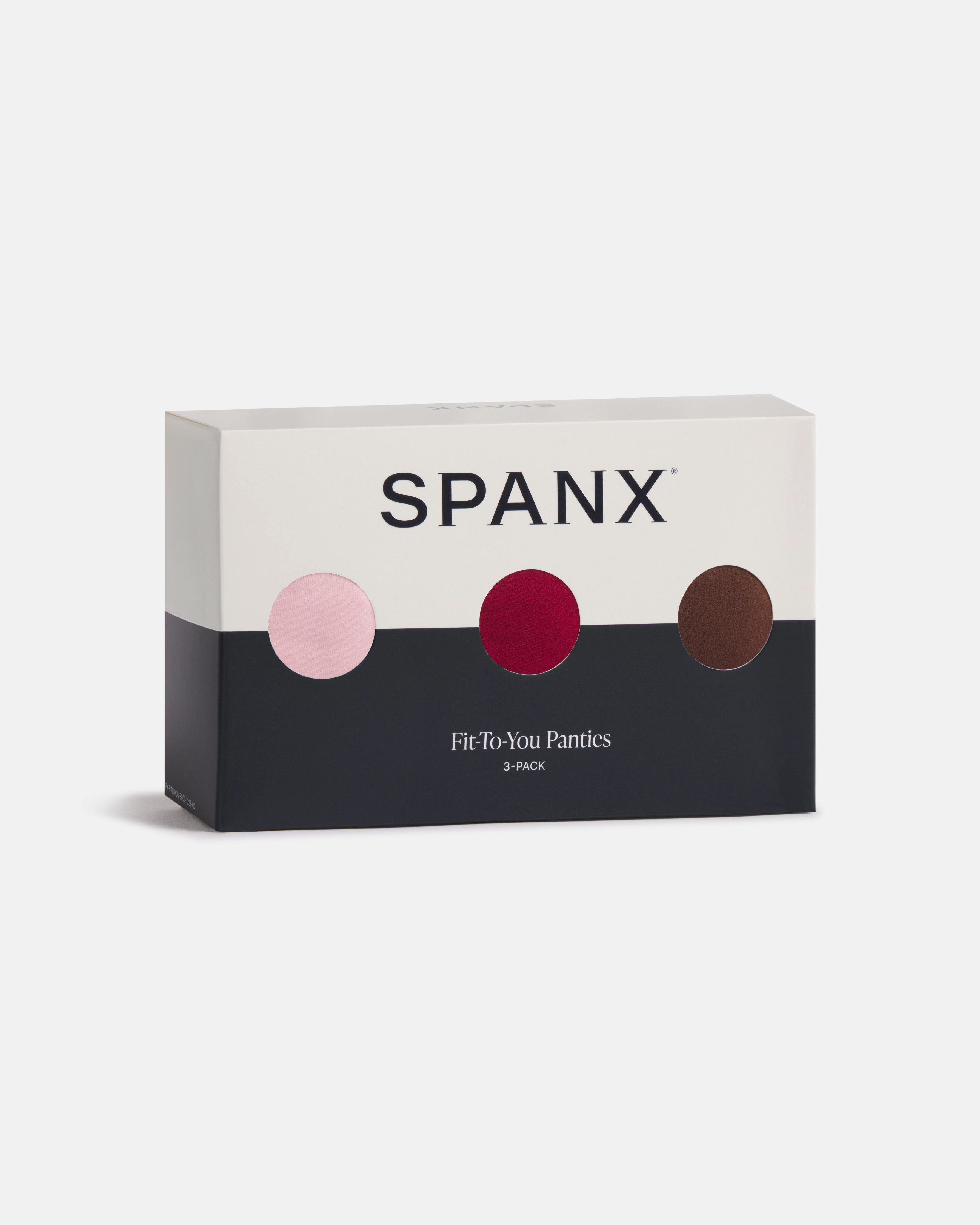 SPANXsmooth™ Fit-To-You Thong 3-Pack Box | Fleur/Red Merlot/Espresso
