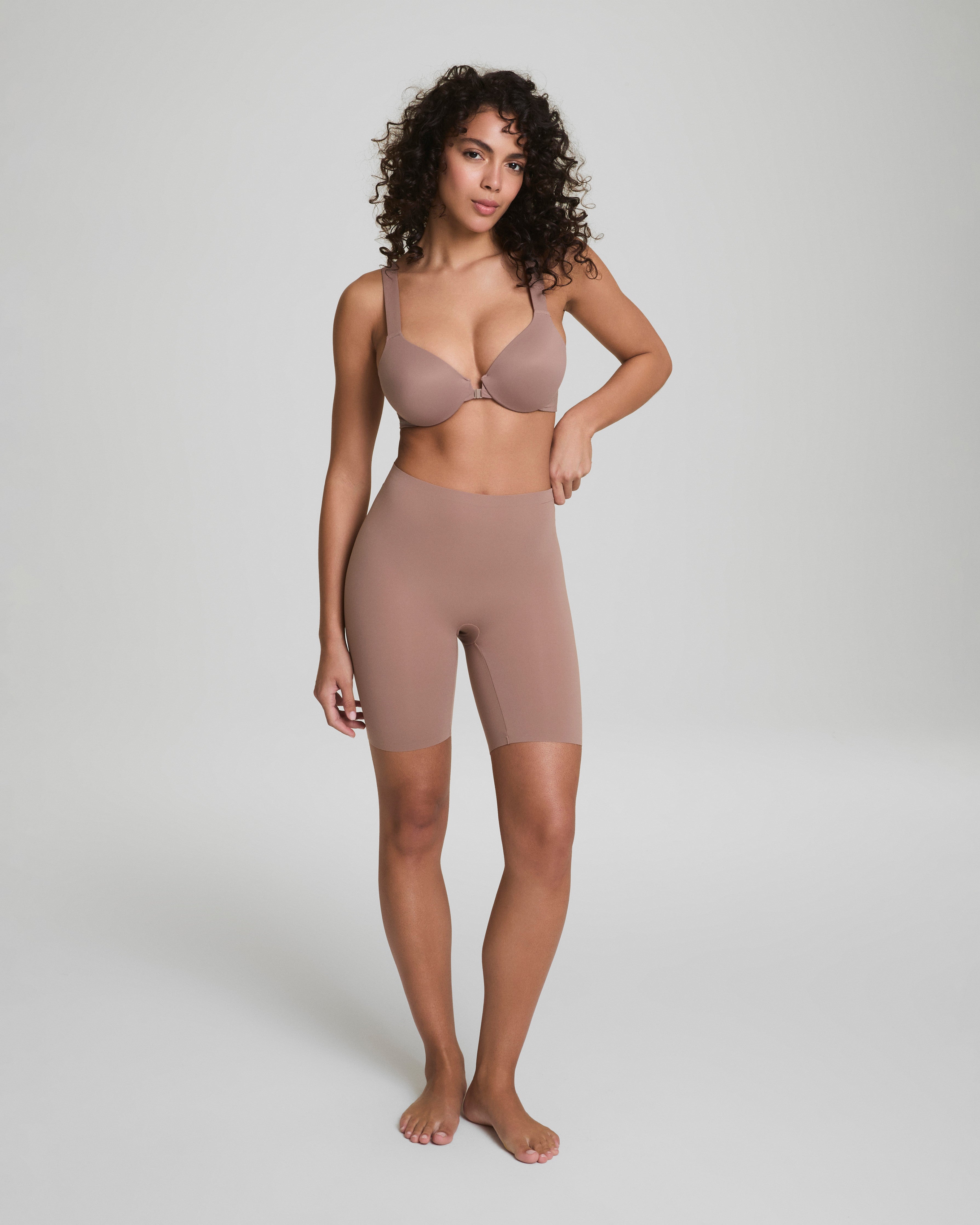 SPANXsmooth™ Fit-To-You Mid-Thigh Short | Cafe Au Lait