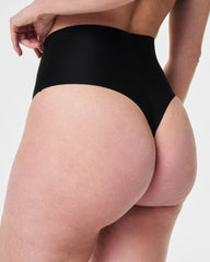 SPANXshape™ Sheer Control Thong | Very Black