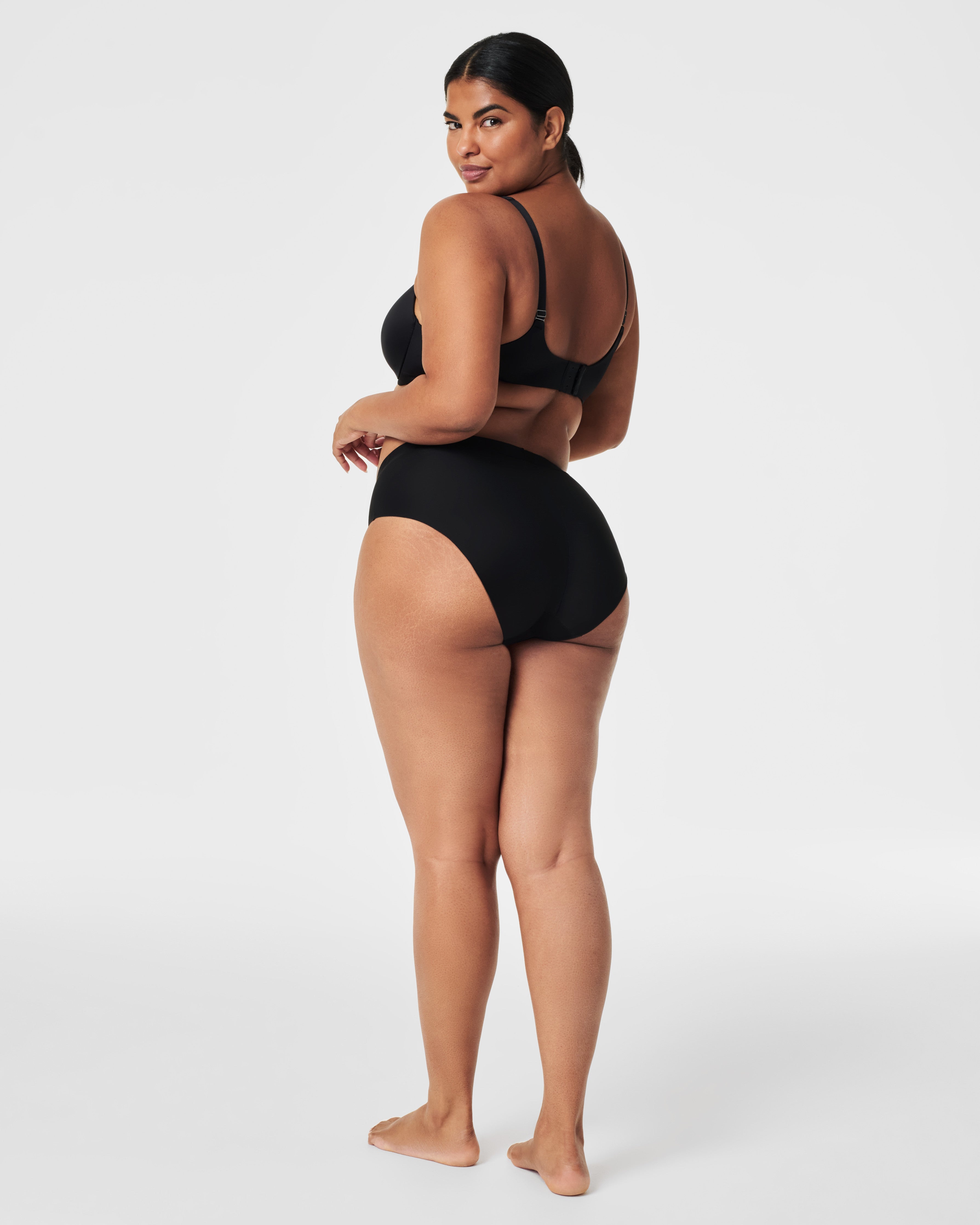 SPANXshape™ Sheer Control Bikini | Very Black