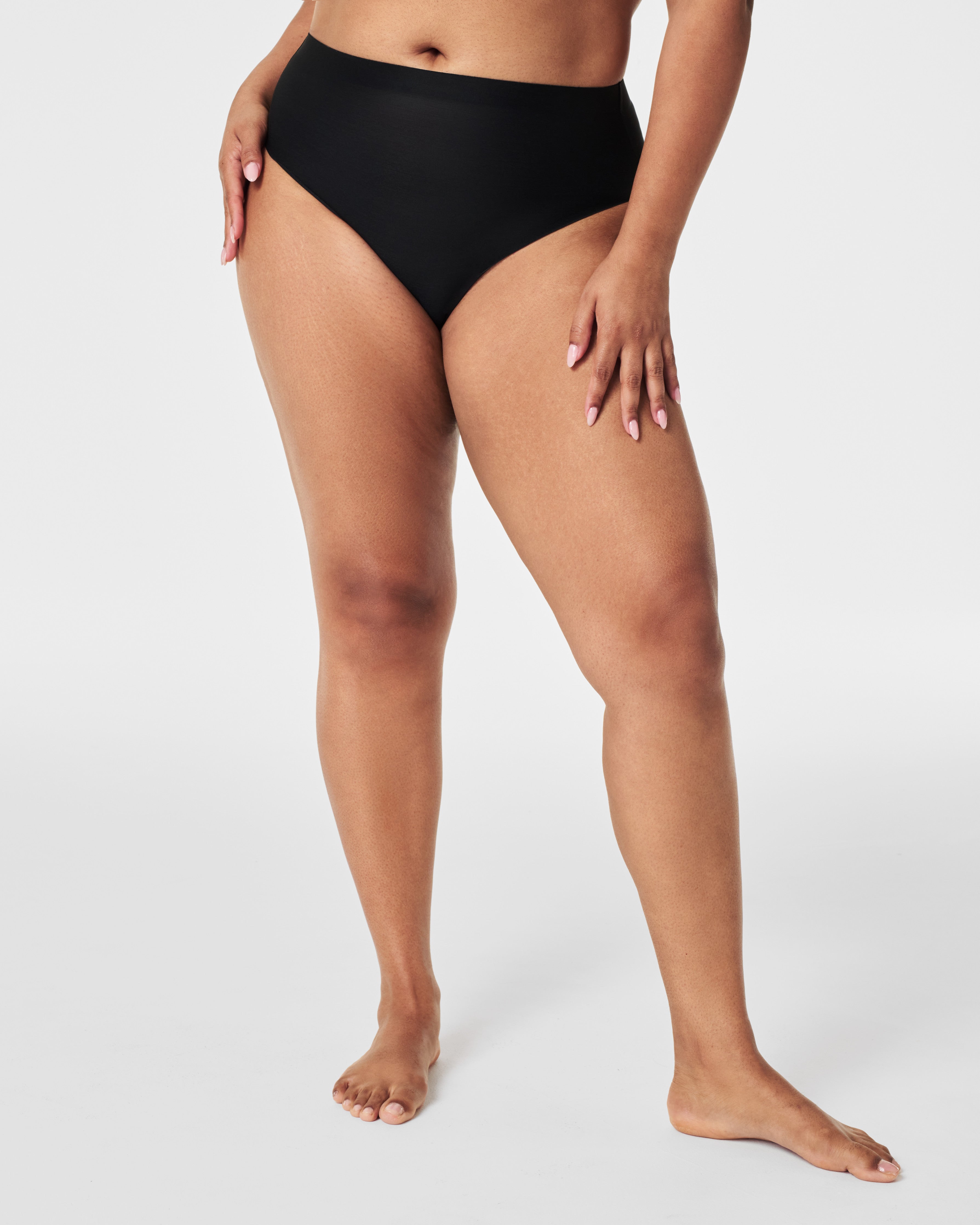 SPANXshape™ Sheer Control Bikini | Very Black