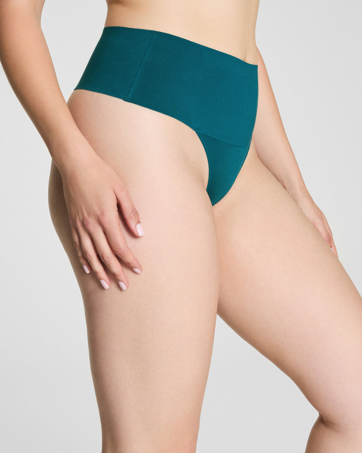 SPANXsupersmooth™ Undie-tectable® Supima® Cotton Thong | Emerald Bay
