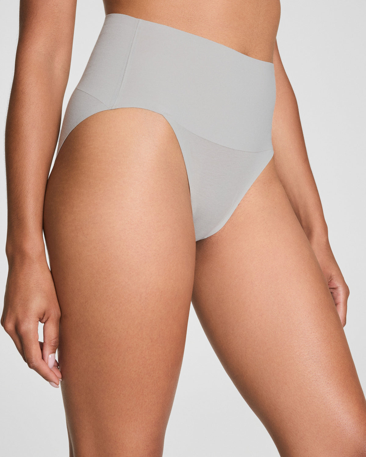 SPANXsupersmooth™ Undie-tectable® Supima® Cotton Hi-Leg Brief | French Grey