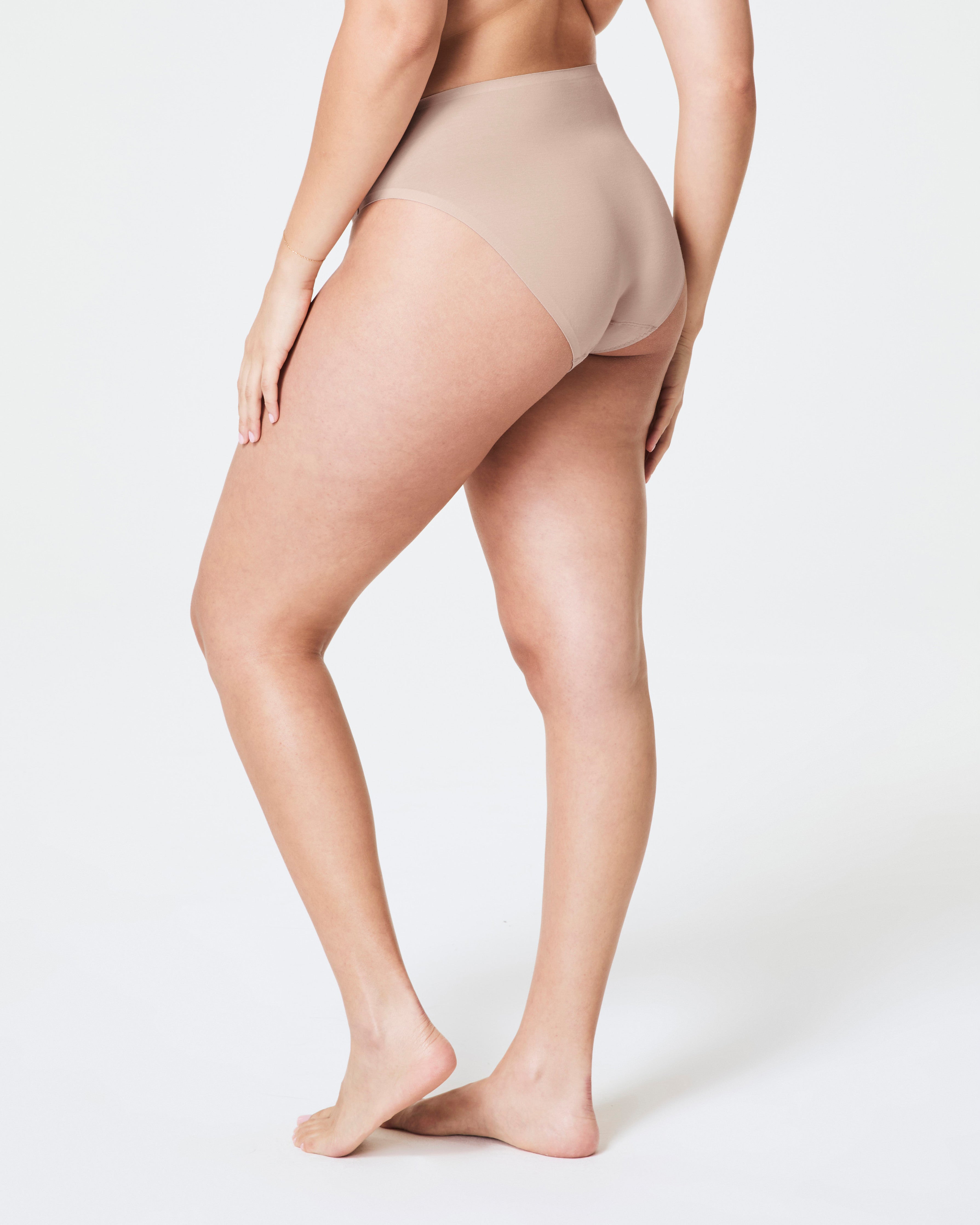 SPANXsmooth™ Fit-To-You Modal Hi-Leg Brief 3-Pack Box | Champagne Beige
