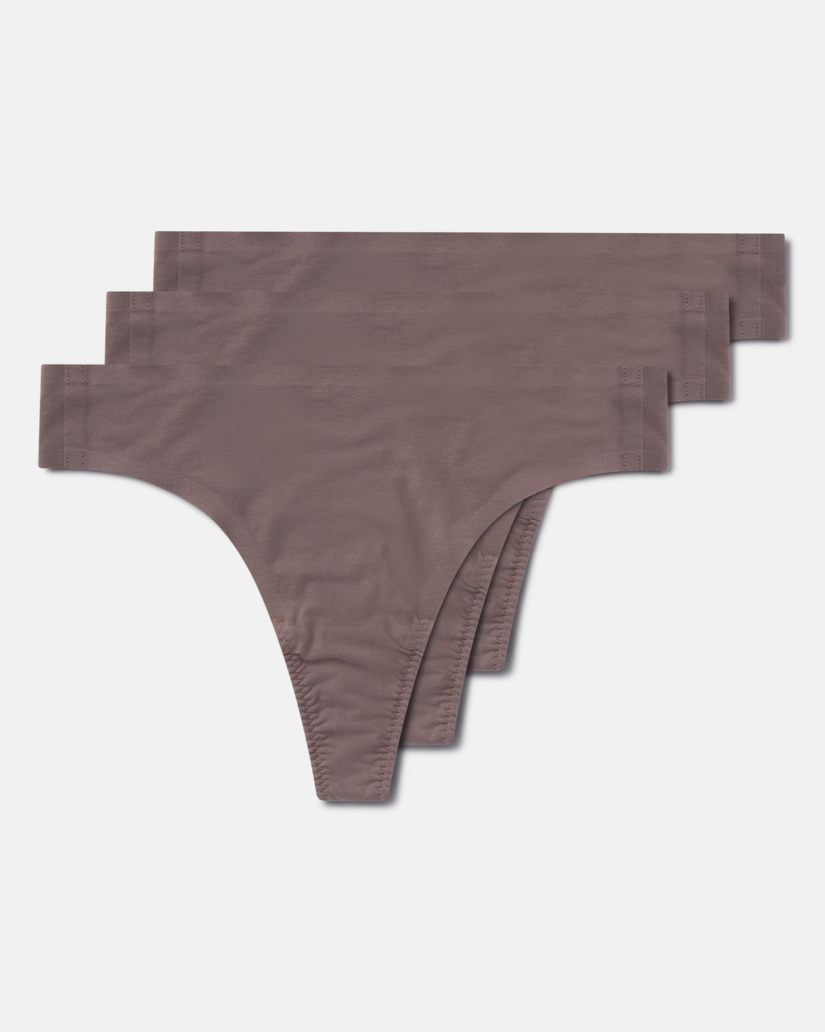 SPANXsmooth™ Fit-To-You Modal Thong 3-Pack Box | Smoke