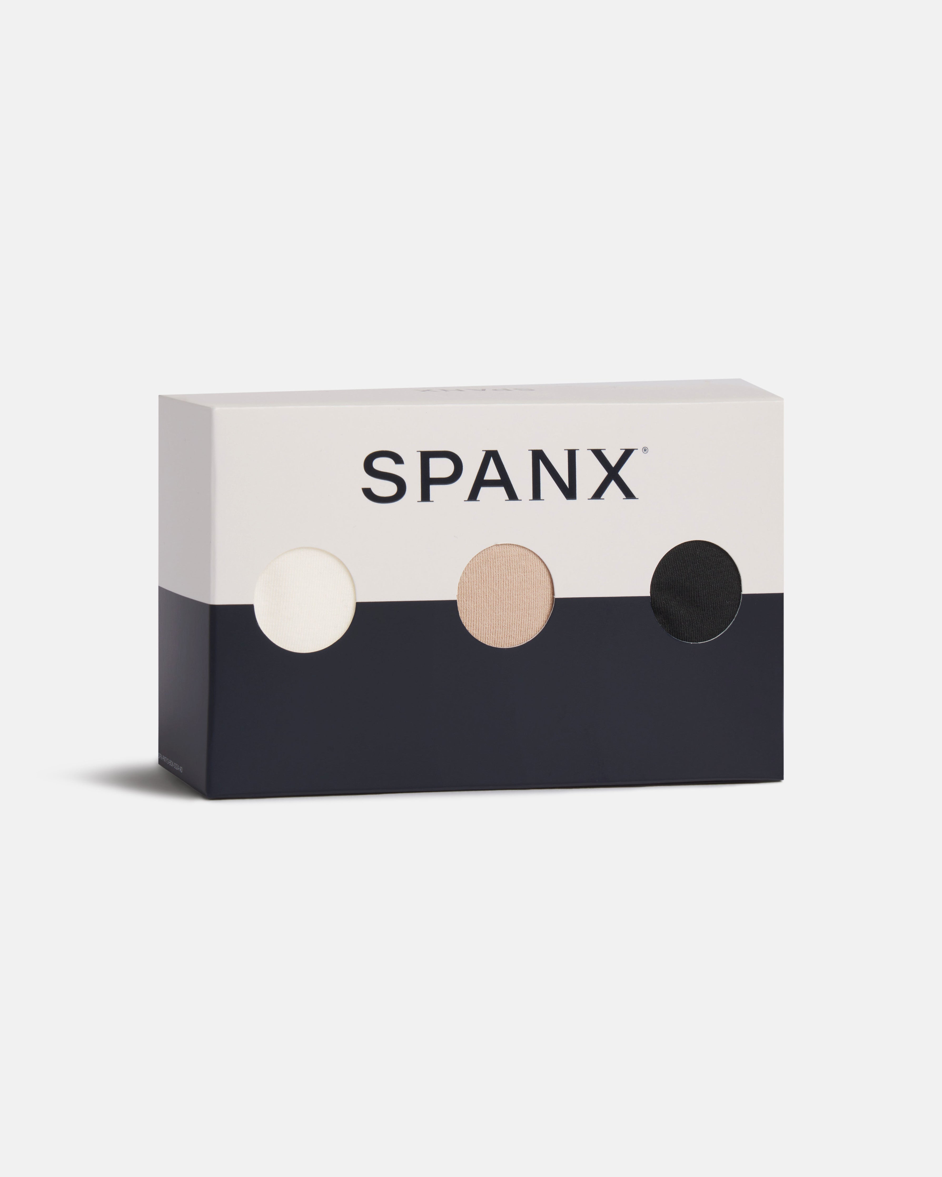 SPANXsmooth™ Fit-To-You Supima® Cotton Thong 3-Pack | Powder/Toasted Oatmeal/Very Black