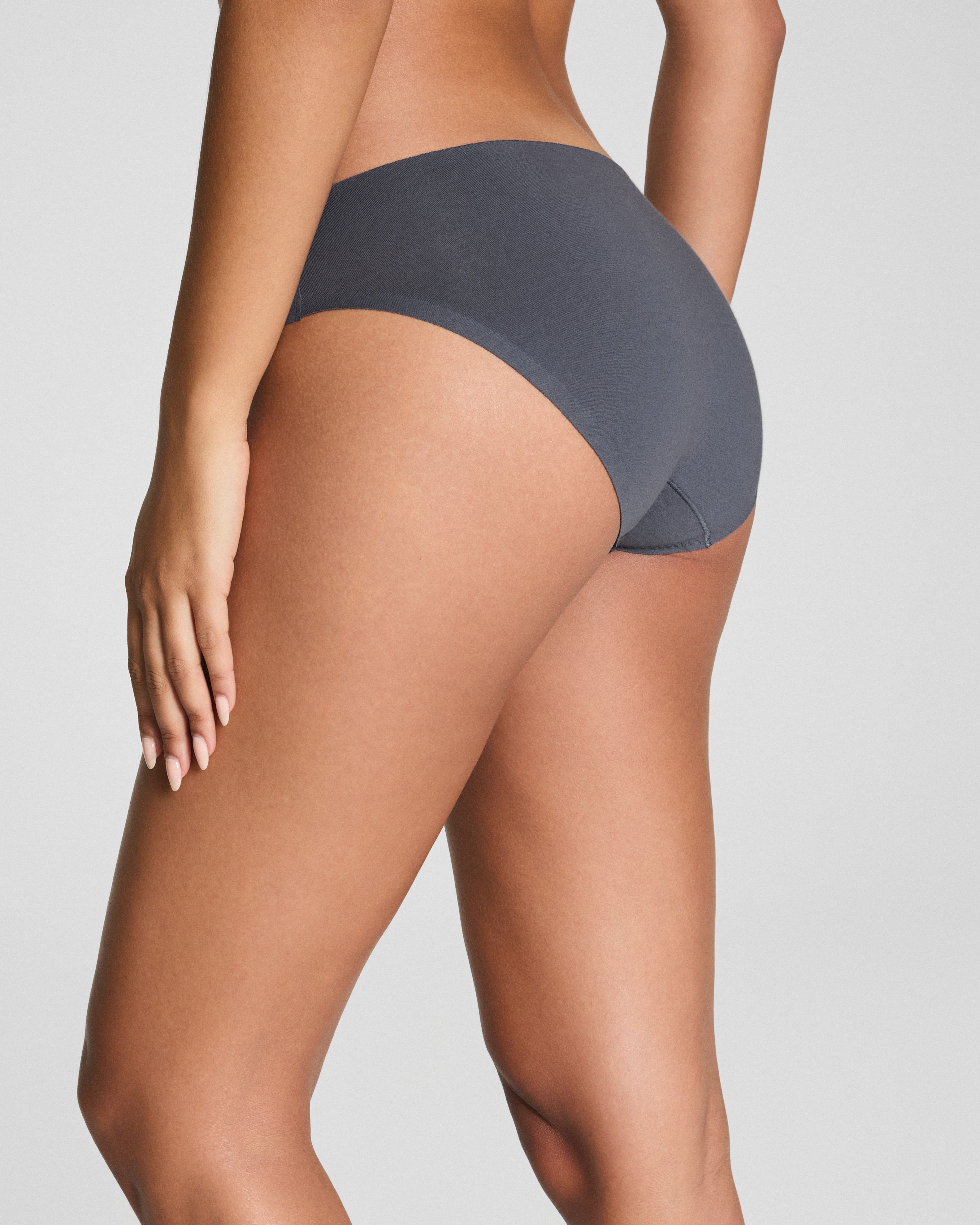 SPANXsmooth™ Fit-To-You Supima® Cotton Bikini 3-Pack | Olive Leaf/Walnut/Earth Stone