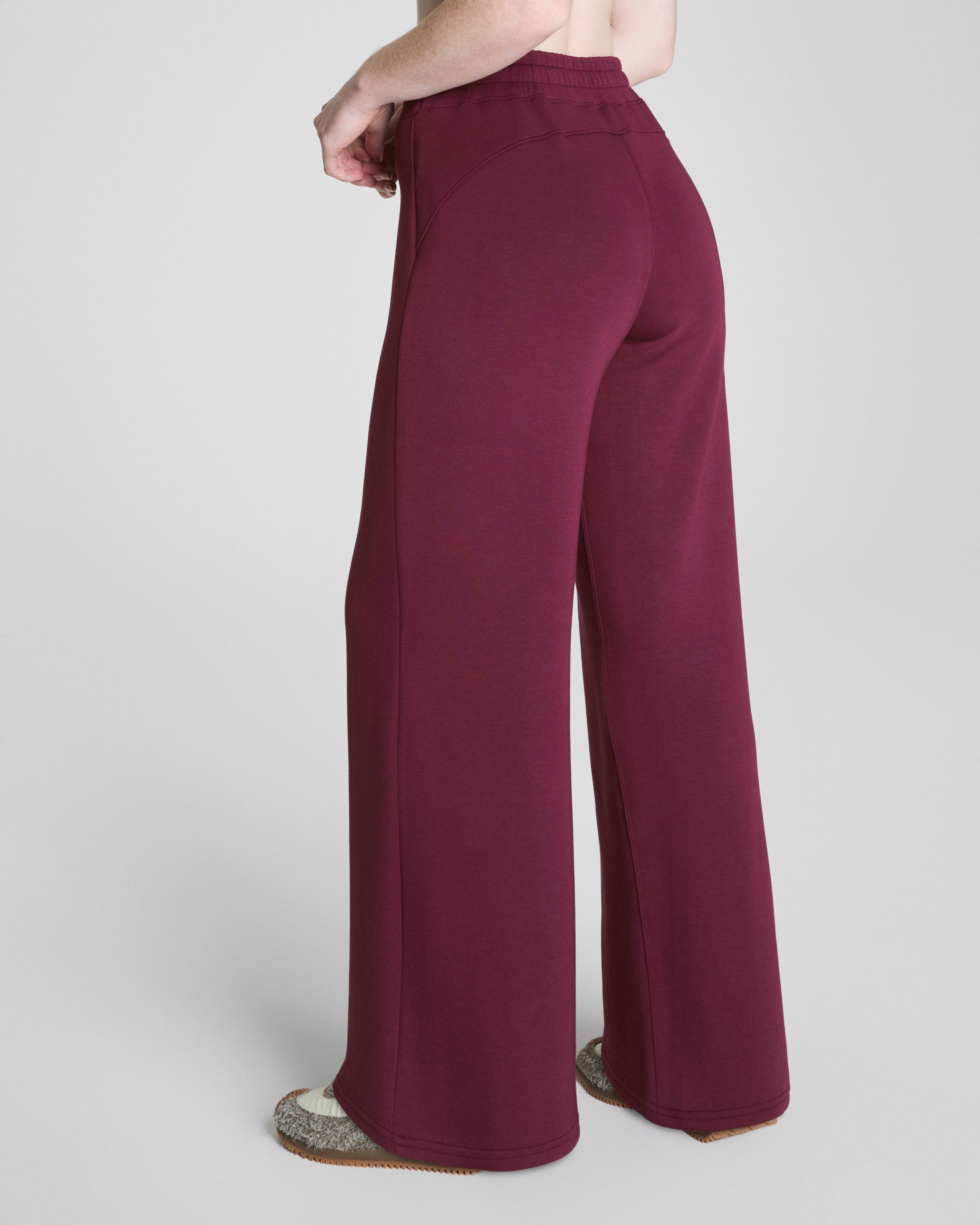 SPANX AirEssentials® Wide Leg Pant | Plum Berry