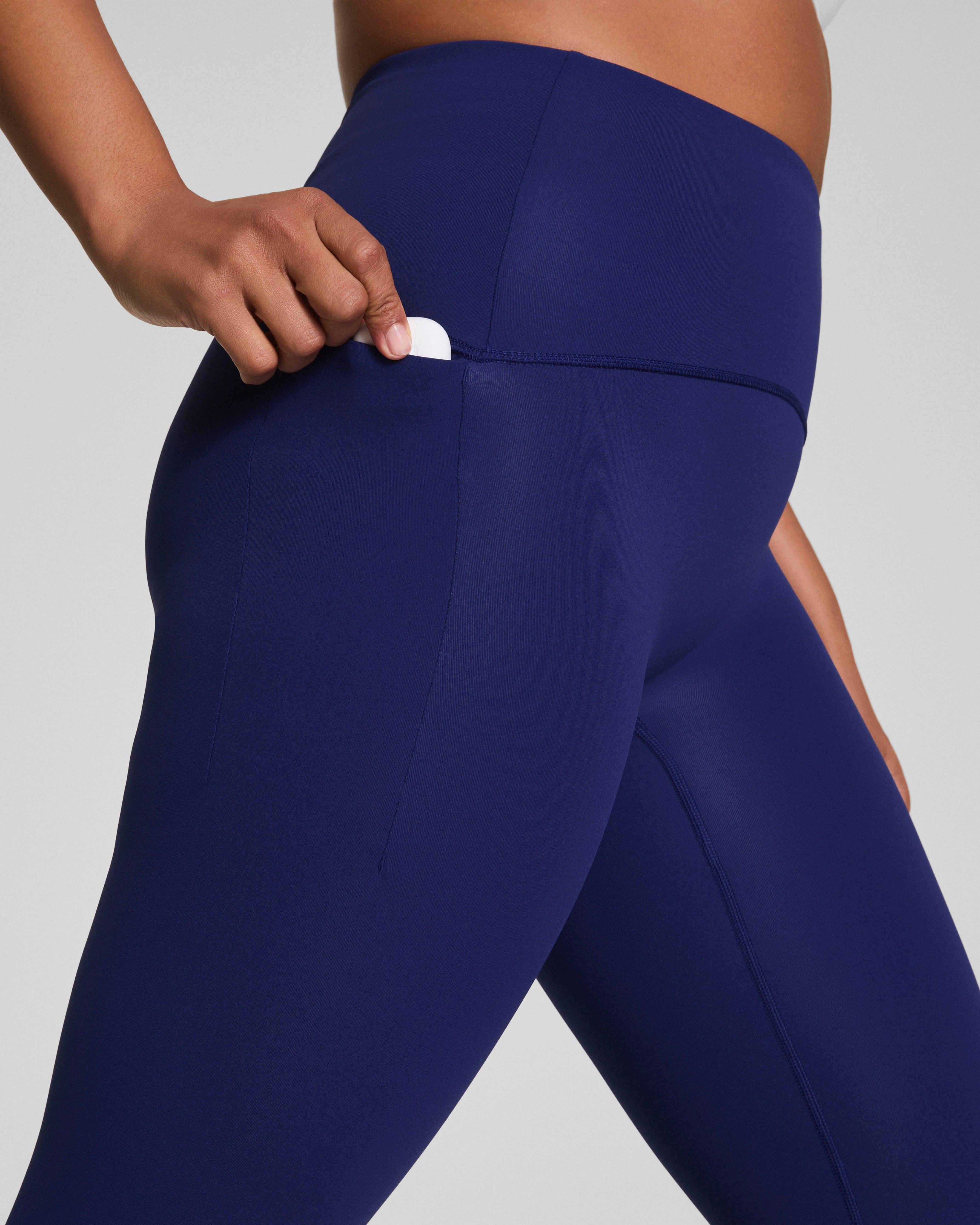 SPANXshape™ Booty Boost® Side Pocket Leggings | Midnight Iris