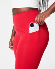 SPANXshape™ Booty Boost® Side Pocket Leggings | Spanx Red