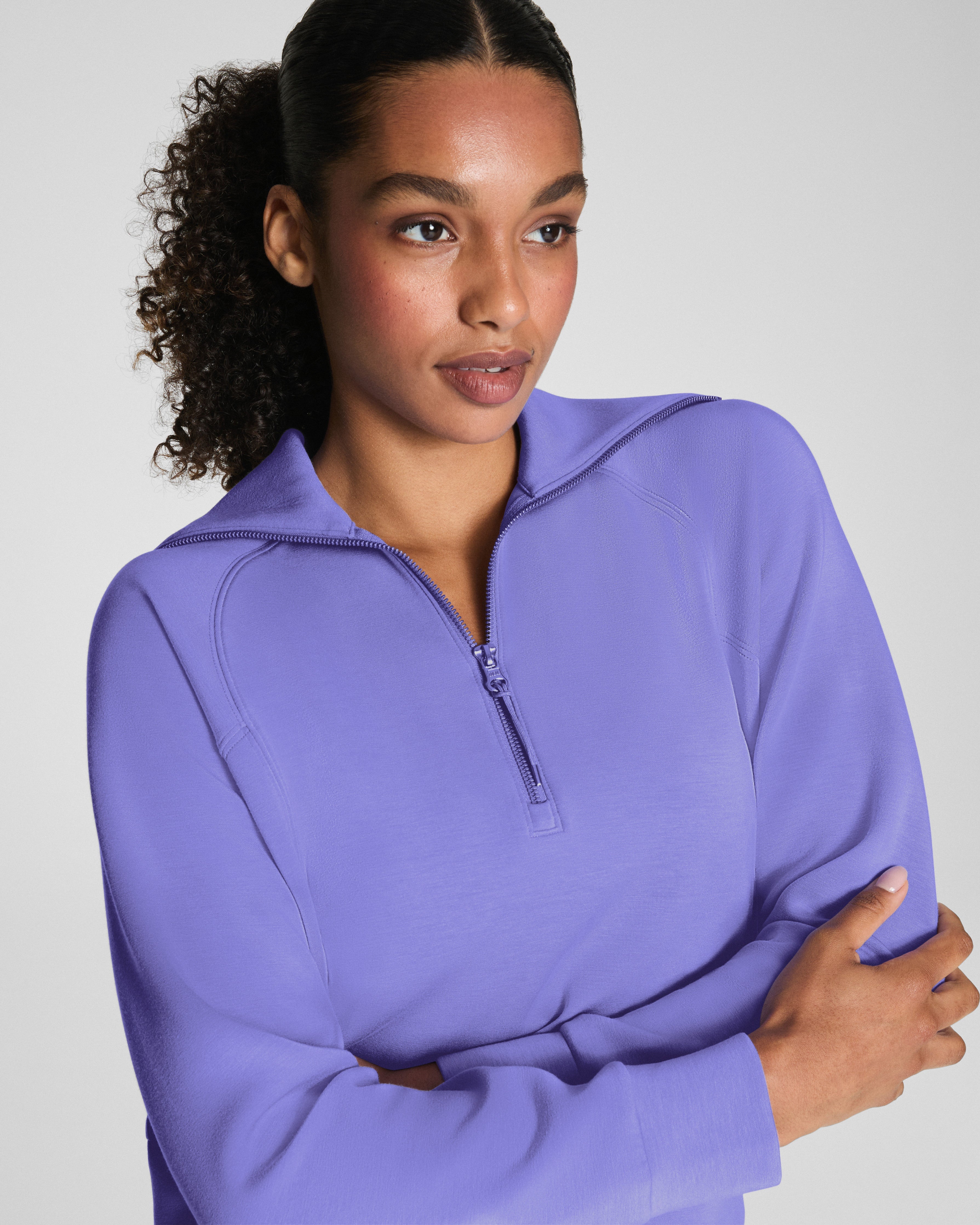 SPANX AirEssentials® Half Zip | Amethyst