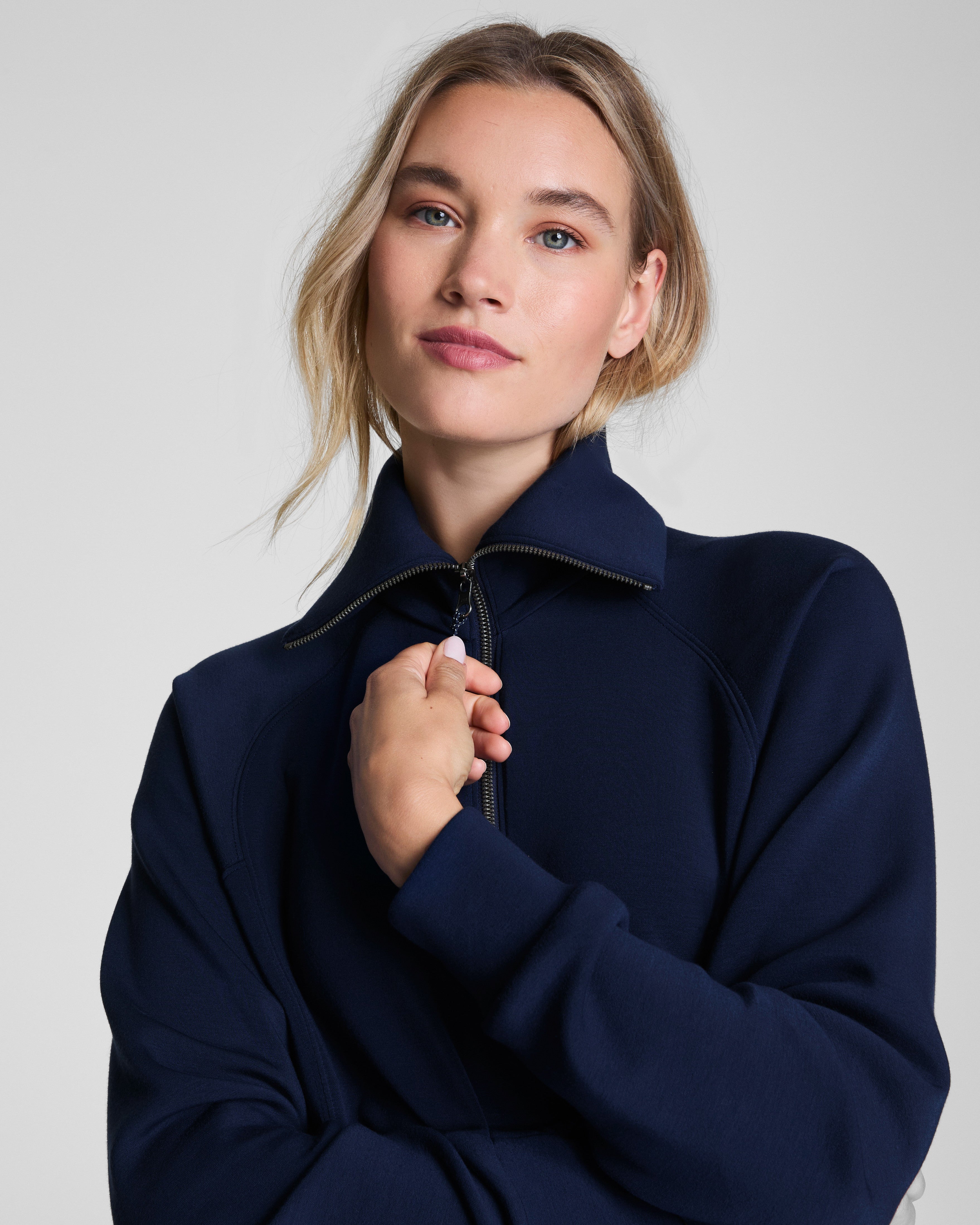 SPANX AirEssentials® Half Zip | Timeless Navy