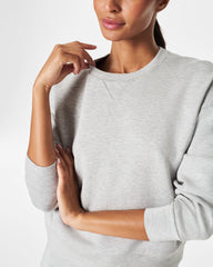 SPANX AirEssentials® Crewneck | Light Heather Grey