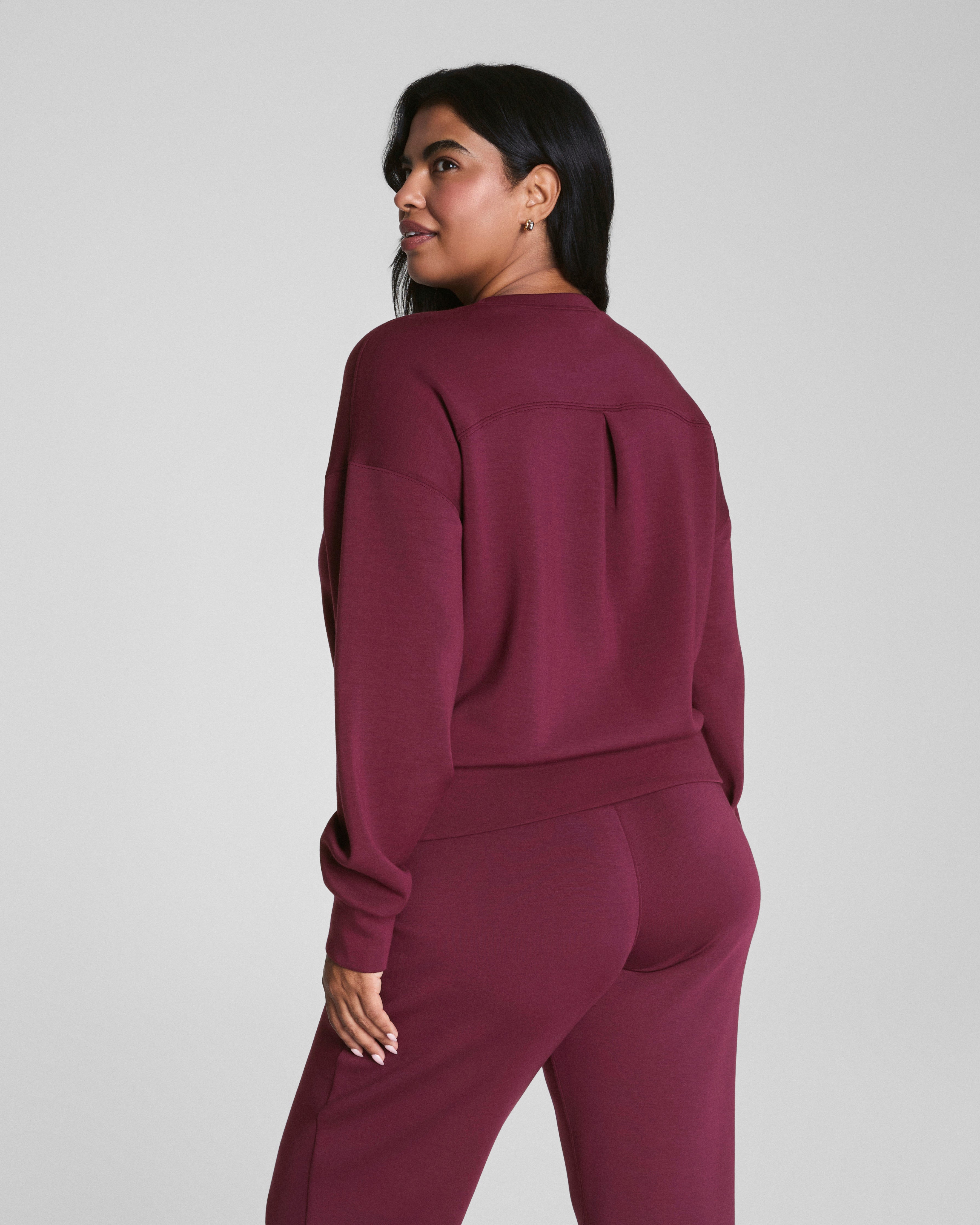 SPANX AirEssentials® Crewneck | Plum Berry