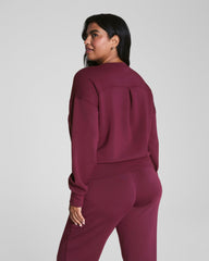 SPANX AirEssentials® Crewneck | Plum Berry