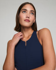 SPANXshape™ Get Moving Zip Front Dress | Timeless Navy