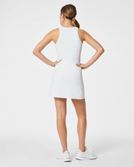 SPANXshape™ Get Moving Zip Front Dress | Vivid White