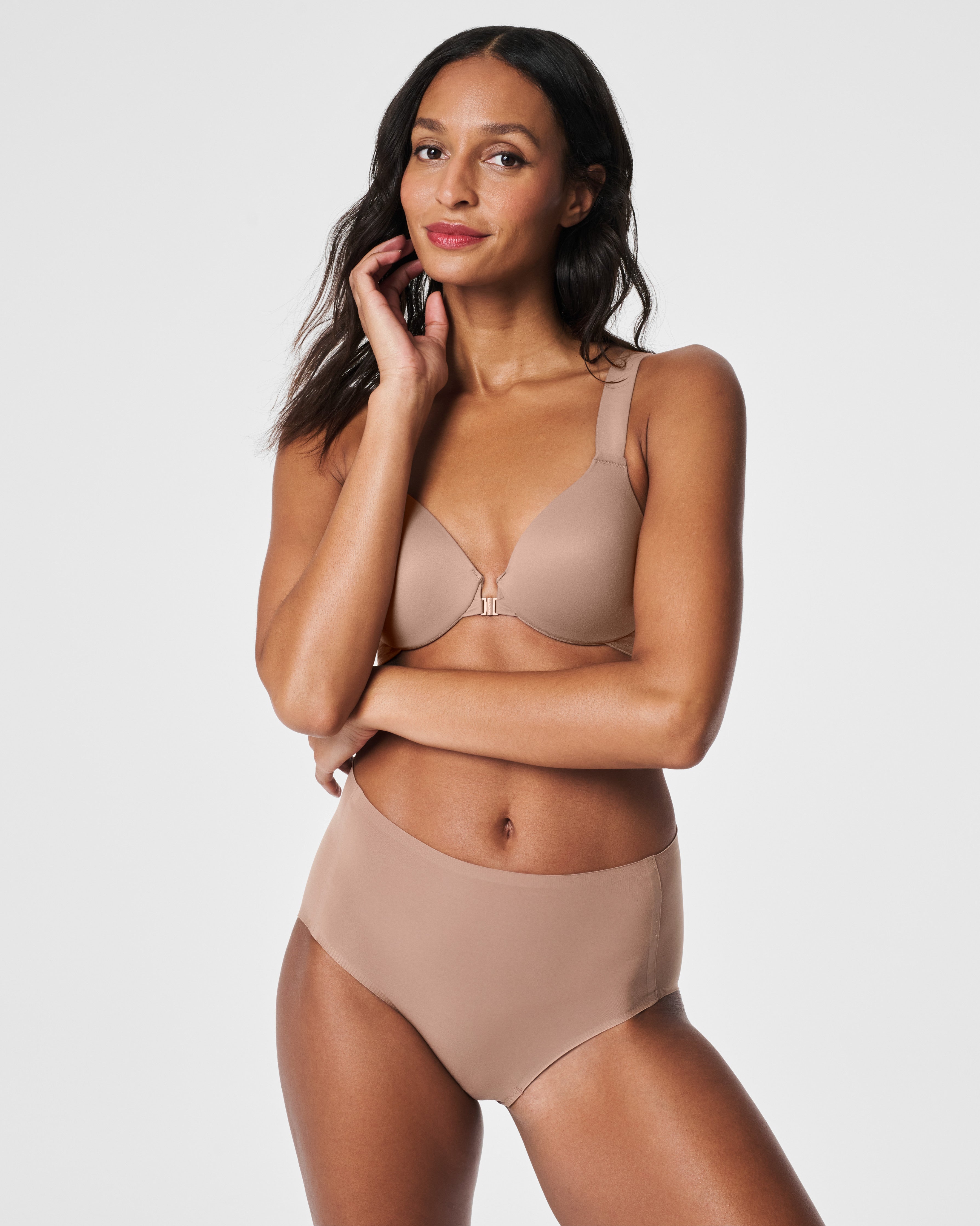 SPANXsmooth™ Fit-To-You Brief 3-Pack Box | Cafe Au Lait