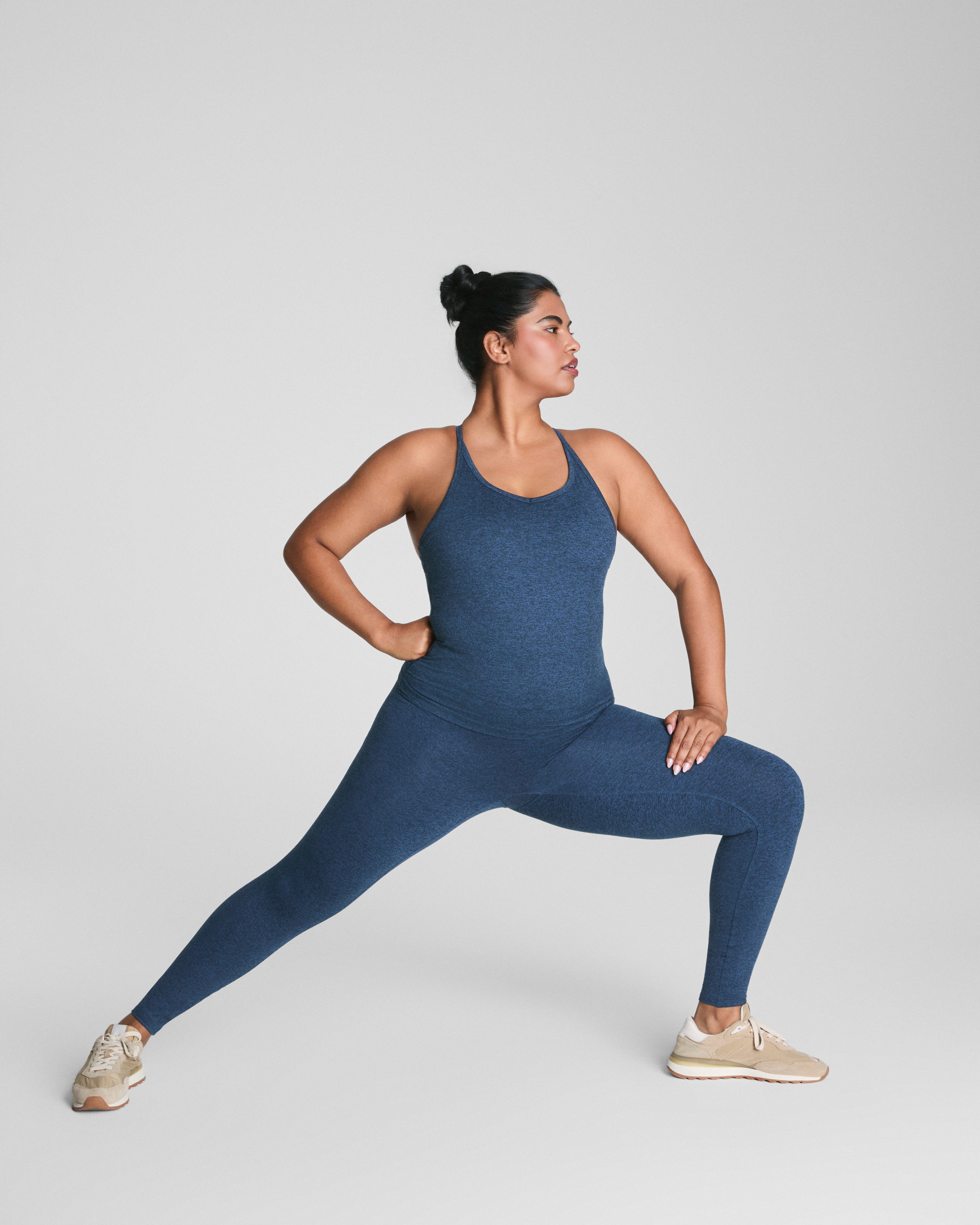 SPANXsupersmooth™ SoftStretch Full-Length Leggings | Timeless Navy / Dark Timeless Navy