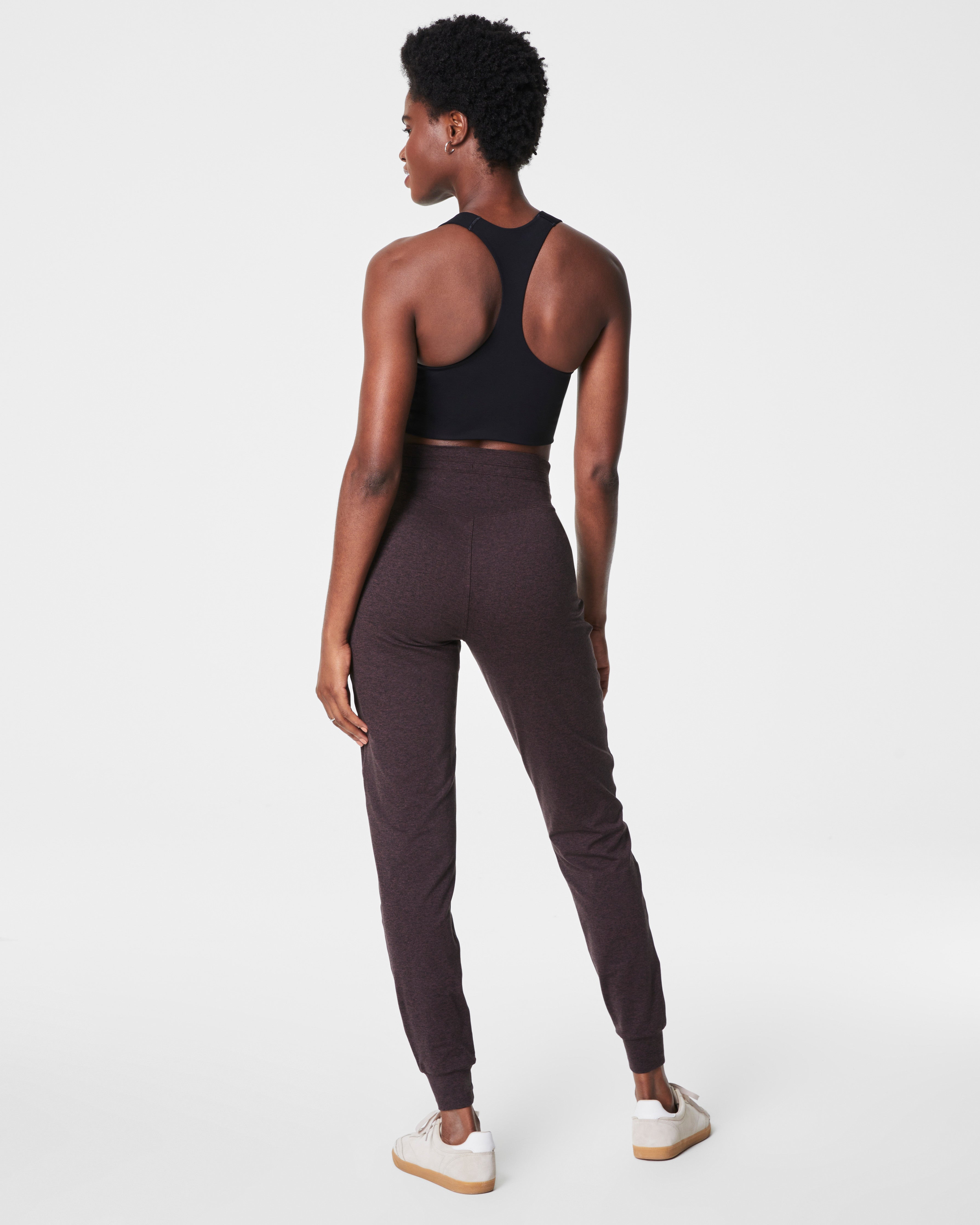 SPANXsupersmooth™ SoftStretch Slim Jogger | Truffle Brown Heather