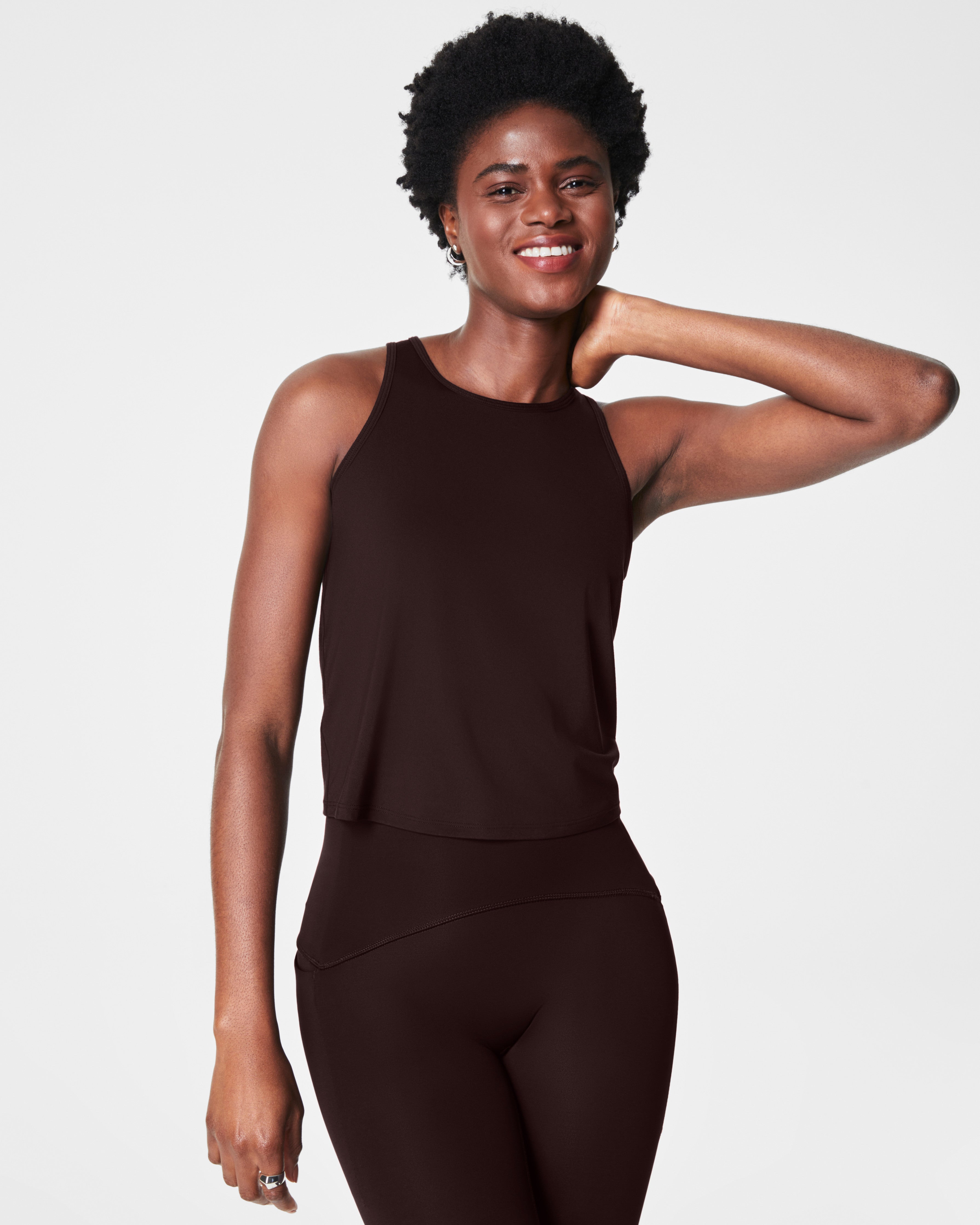 SPANX® Butter Keyhole Tank | Truffle Brown