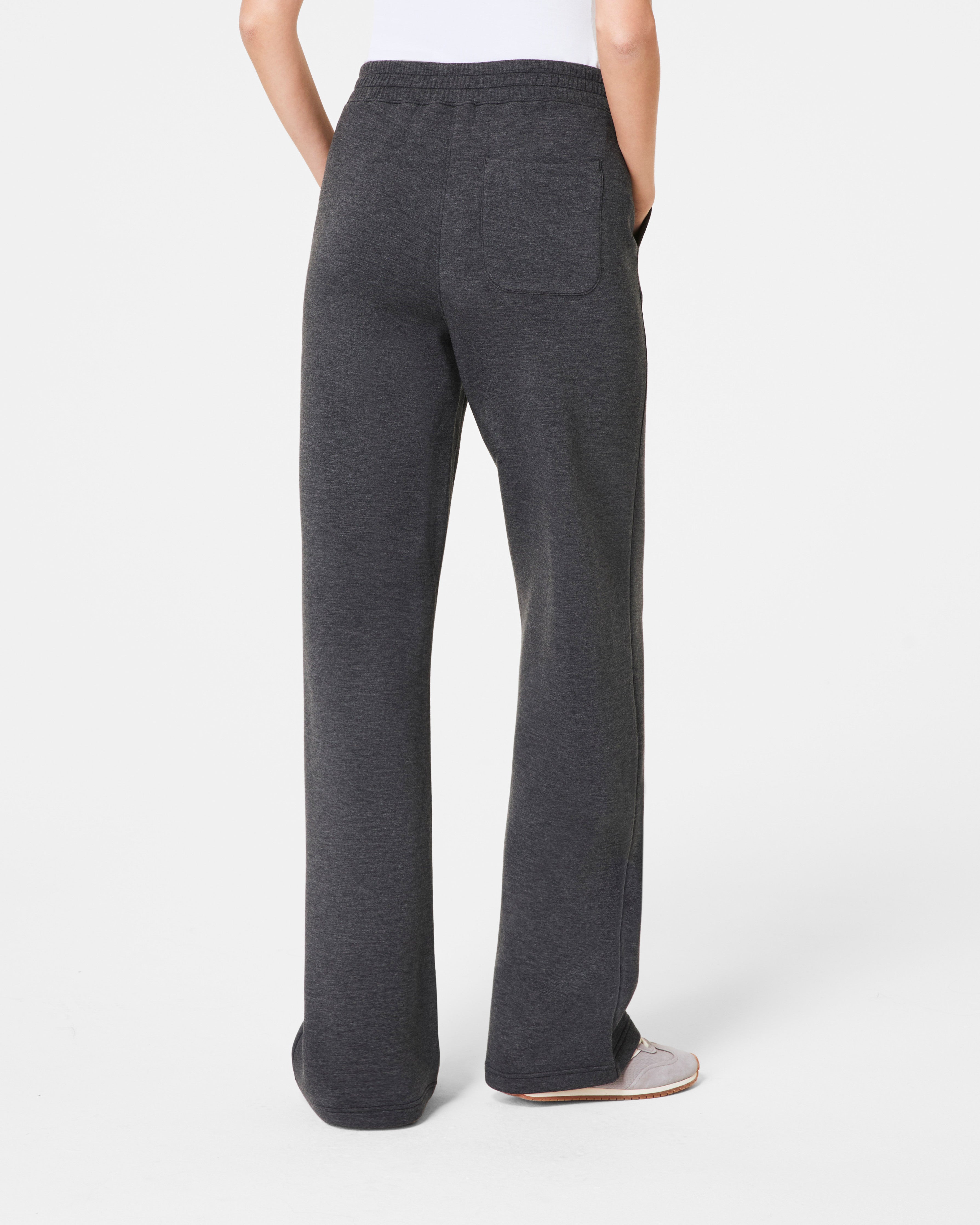 SPANX AirEssentials® Brushed Straight Leg Pant | Dark Heather Grey