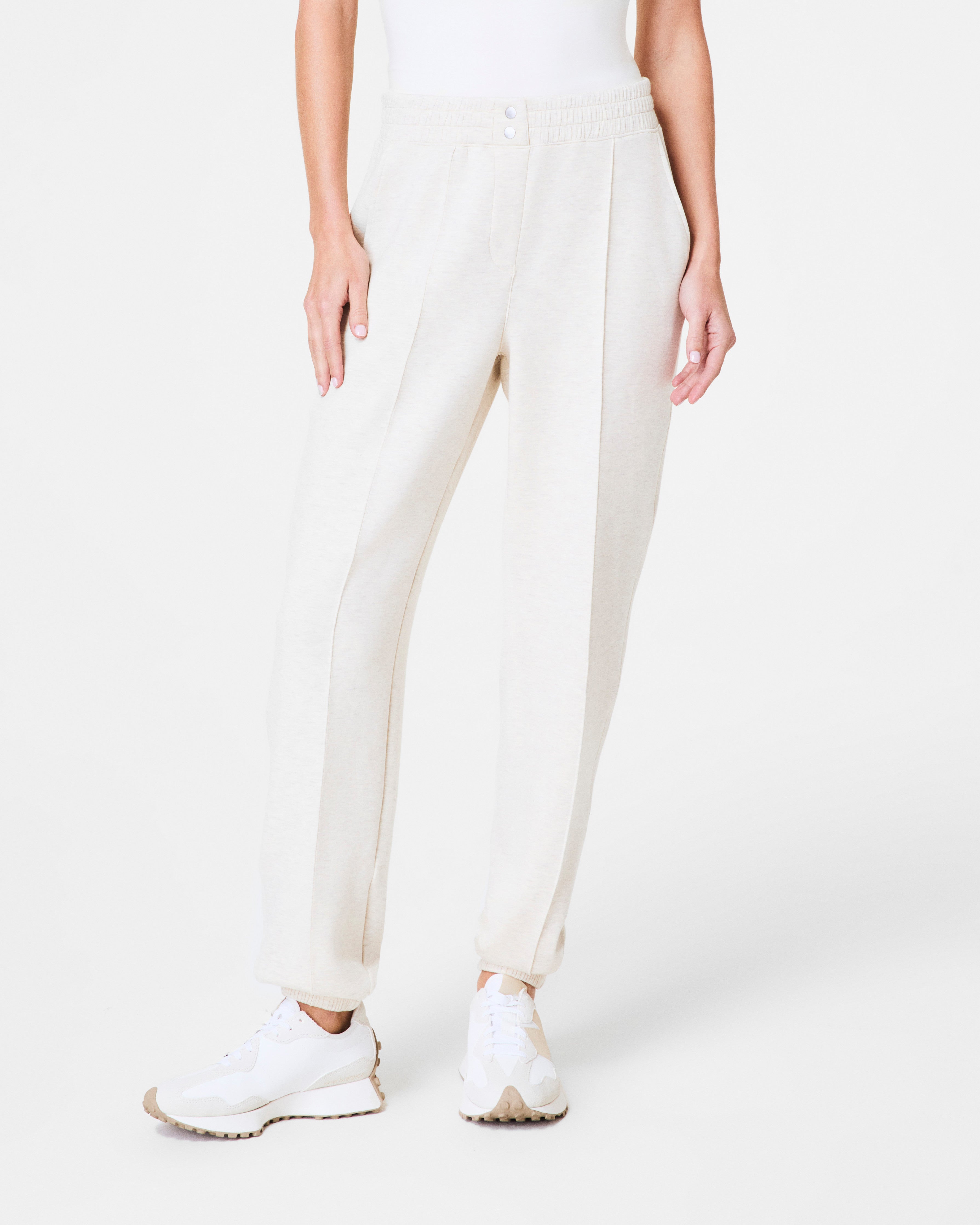 SPANX AirEssentials® Brushed Jogger | Heather Cream