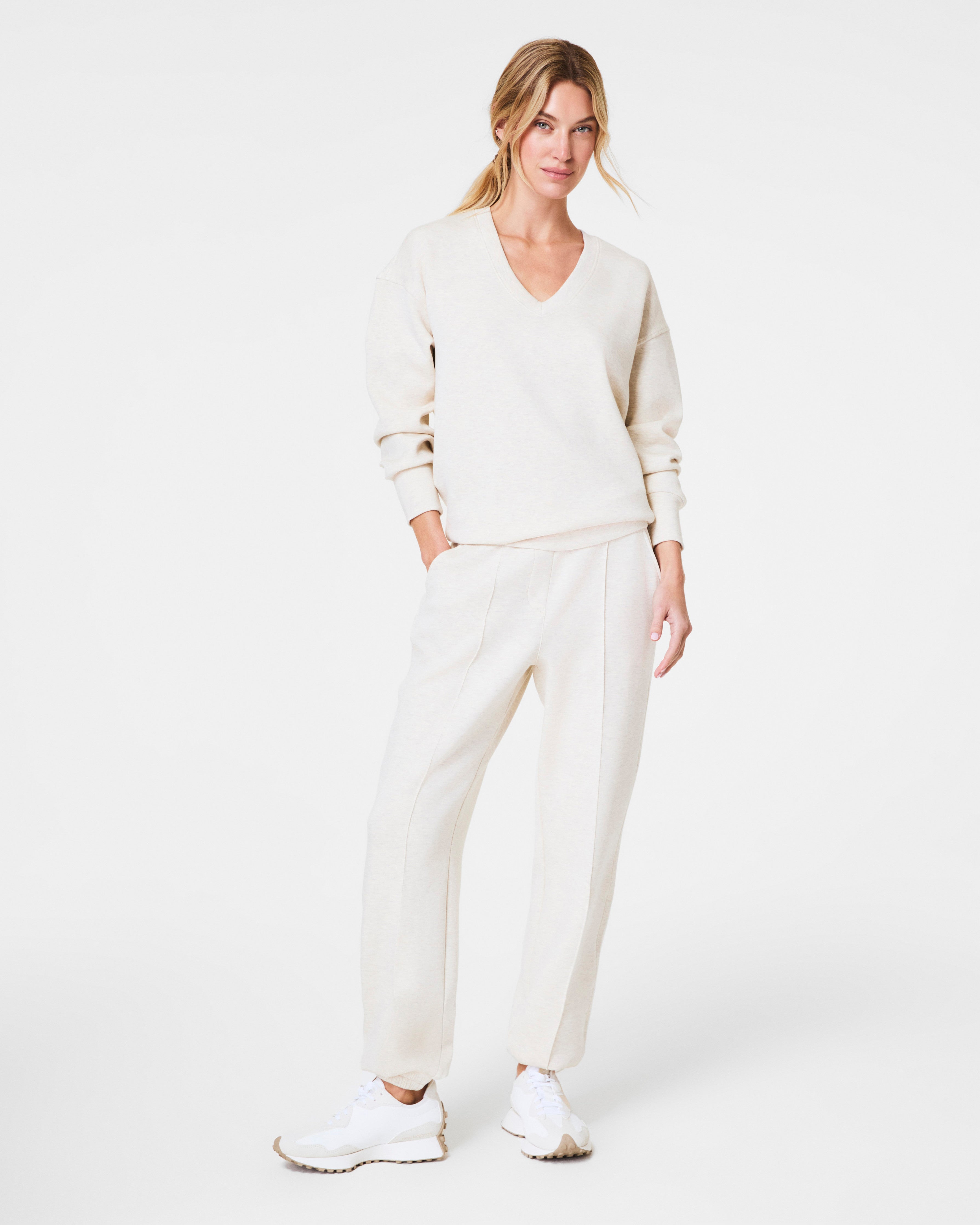 SPANX AirEssentials® Brushed Jogger | Heather Cream
