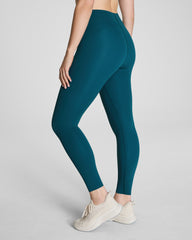 SPANXshape™ CoreLuxe Full-Length Leggings with Mid-Tummy Compression | Emerald Bay