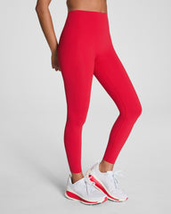 SPANXshape™ CoreLuxe Full-Length Leggings with Mid-Tummy Compression | Spanx Red