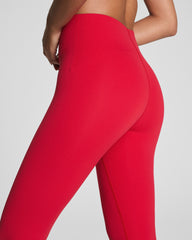 SPANXshape™ CoreLuxe Full-Length Leggings with Mid-Tummy Compression | Spanx Red