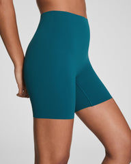 SPANXshape™ CoreLuxe Bike Short with Mid-Tummy Compression, 6" | Emerald Bay