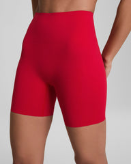 SPANXshape™ CoreLuxe Bike Short with Mid-Tummy Compression, 6" | Spanx Red