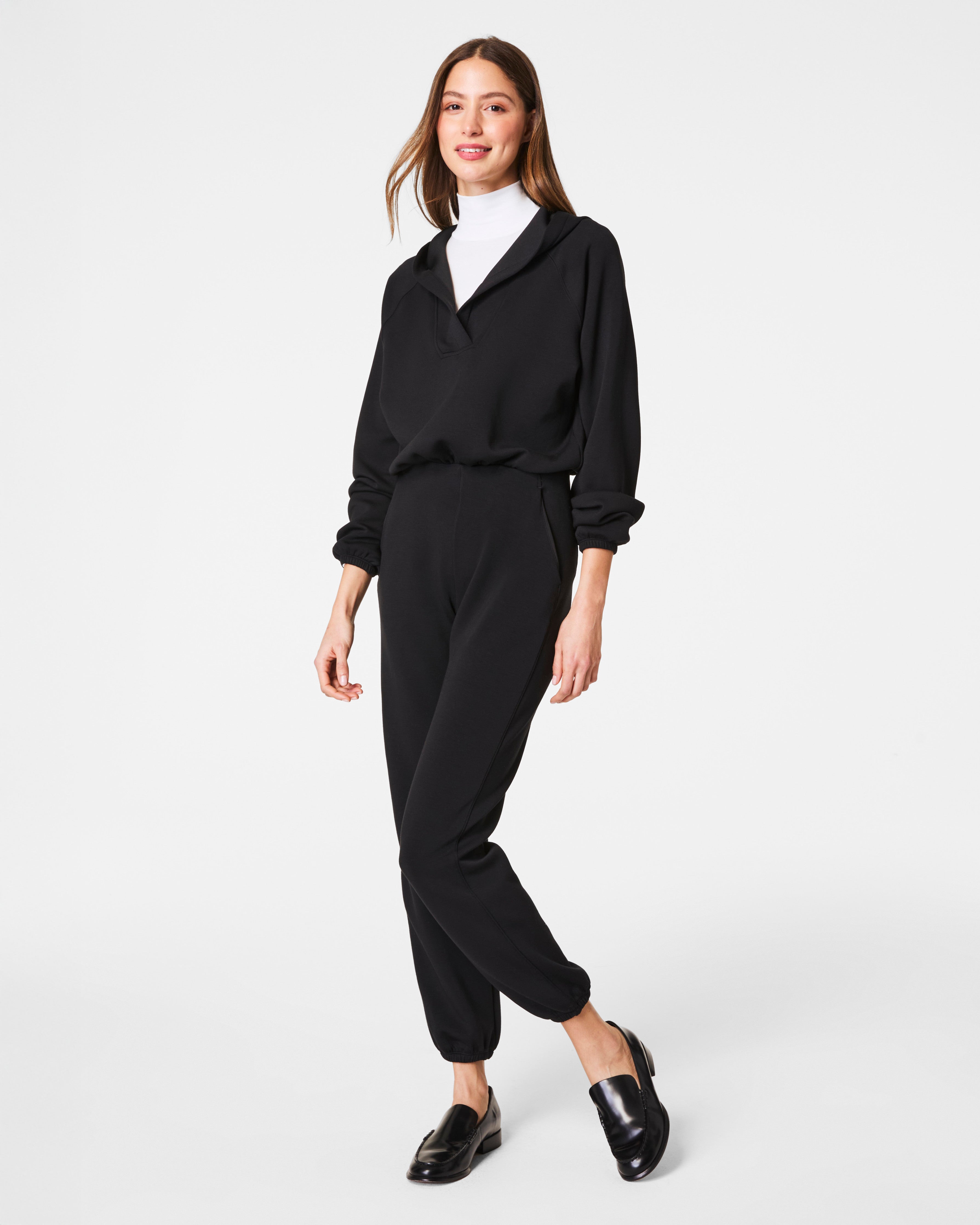 SPANX AirEssentials® V-Neck Hooded Jumpsuit