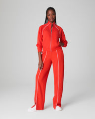 SPANX AirEssentials® Pique Full Zip Track Jacket | Poppy