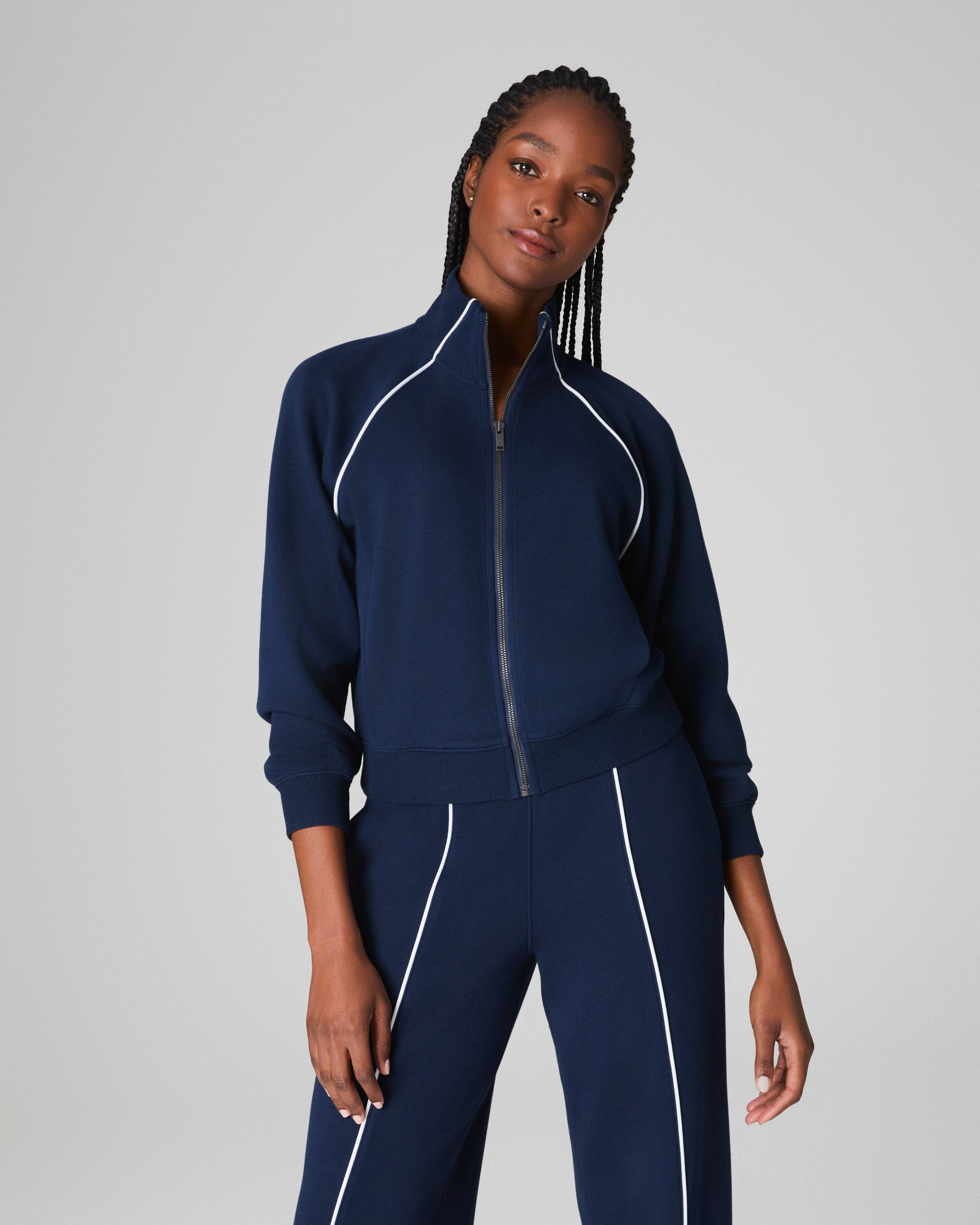 SPANX AirEssentials® Pique Full Zip Track Jacket