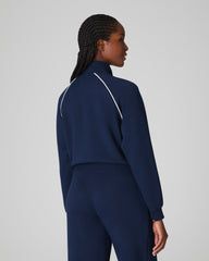 SPANX AirEssentials® Pique Full Zip Track Jacket | Timeless Navy