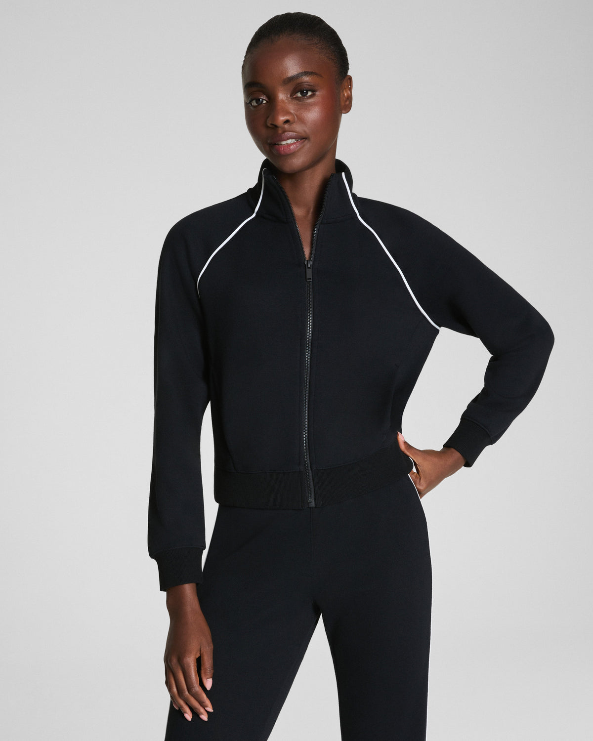SPANX AirEssentials® Pique Full Zip Track Jacket