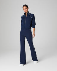 SPANX AirEssentials® Pique Flare Pant | Timeless Navy