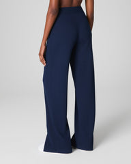 SPANX AirEssentials® Pique Straight Leg Pant | Timeless Navy