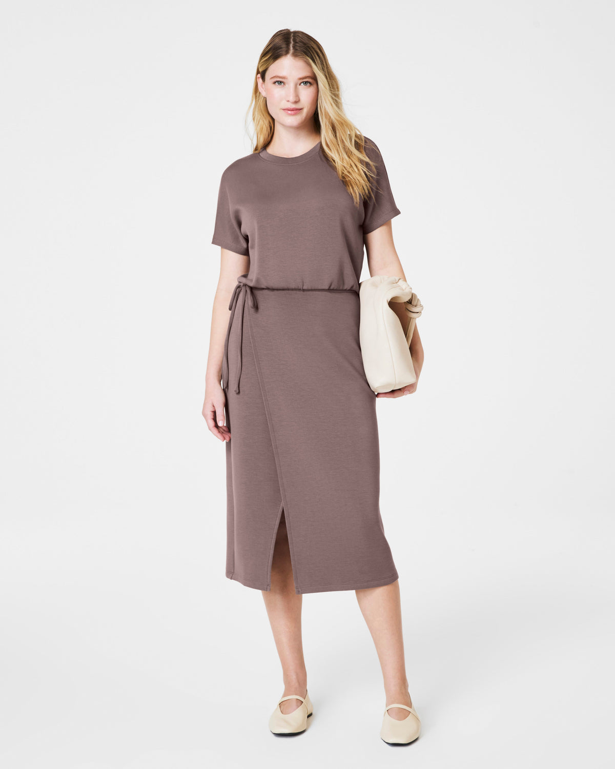 SPANX AirEssentials® Midi Wrap Dress