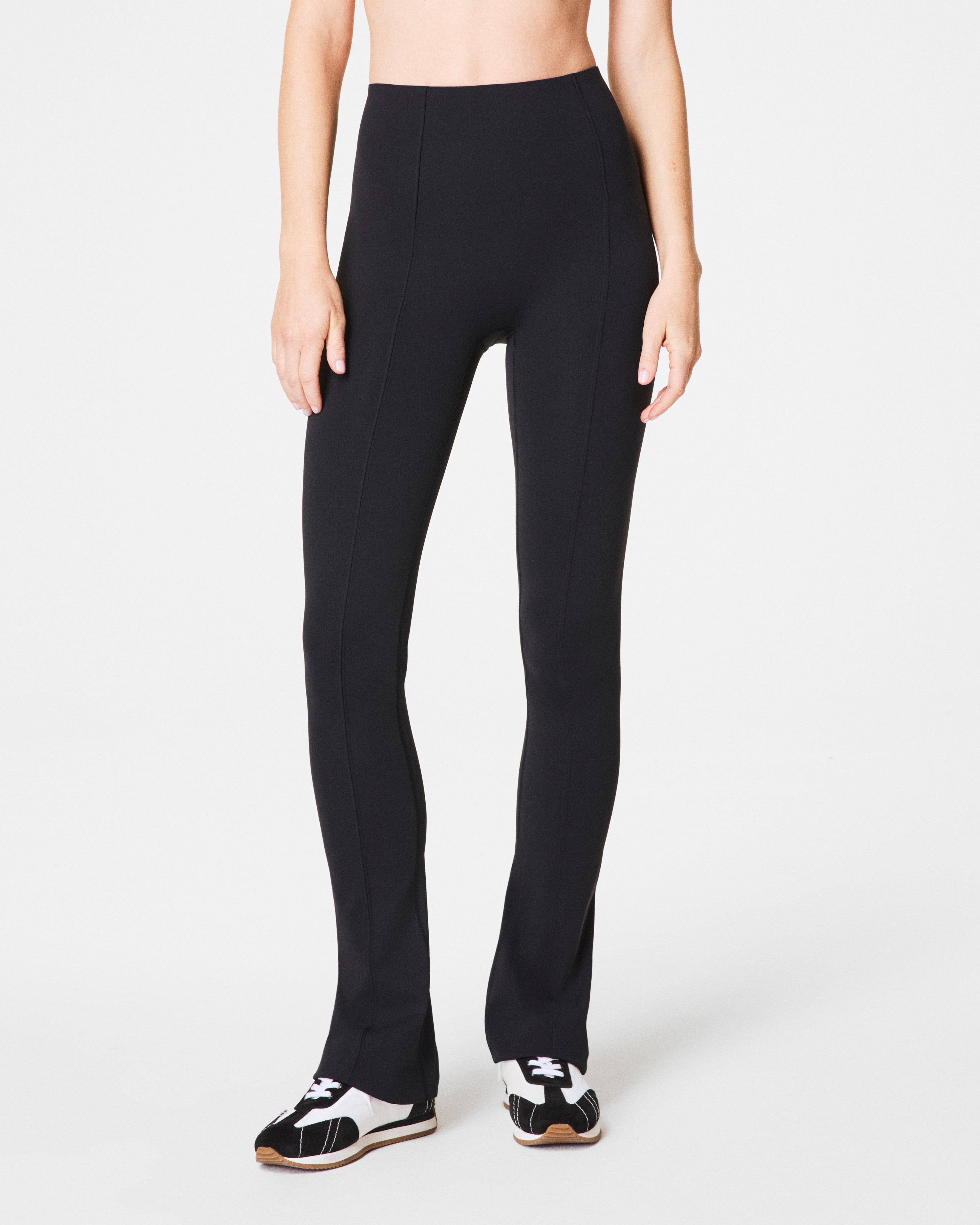 SPANXshape™ CoreLuxe Micro Flare Pant with Mid-Tummy Compression | Very Black