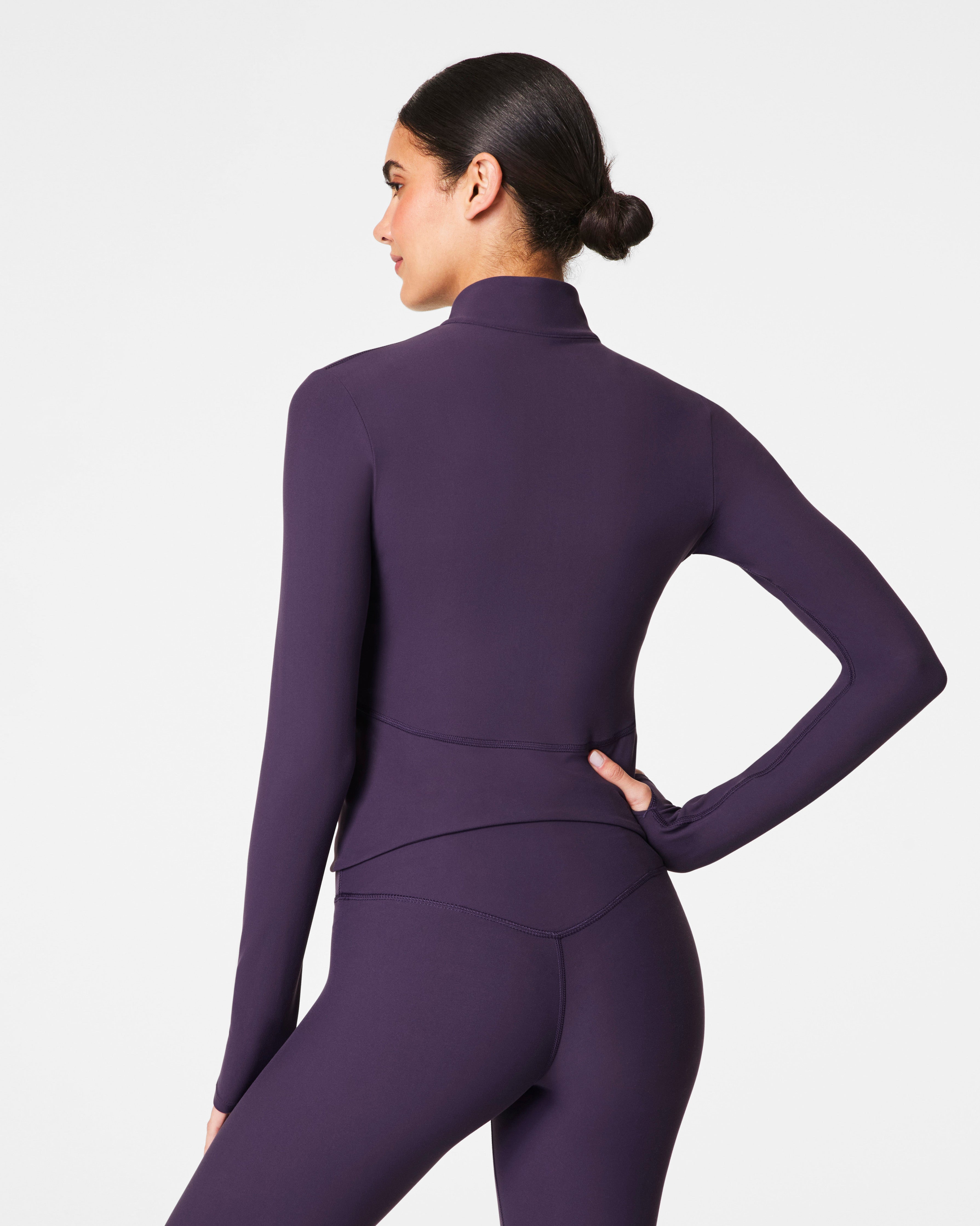 SPANXsmooth™ OnForm Full Zip Jacket | Aubergine