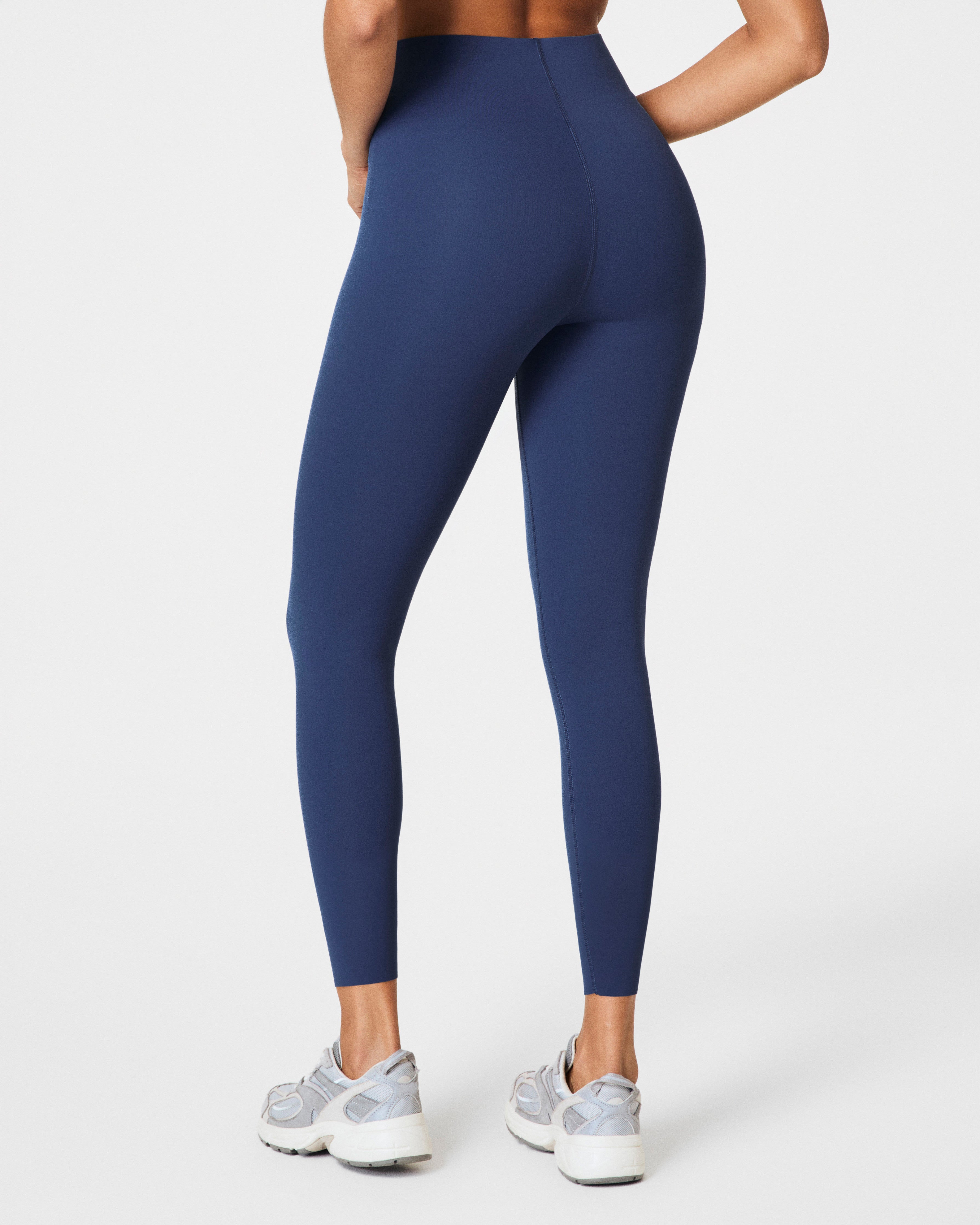 SPANXshape™ CoreLuxe 7/8 Leggings with Mid-Tummy Compression | Faded Indigo