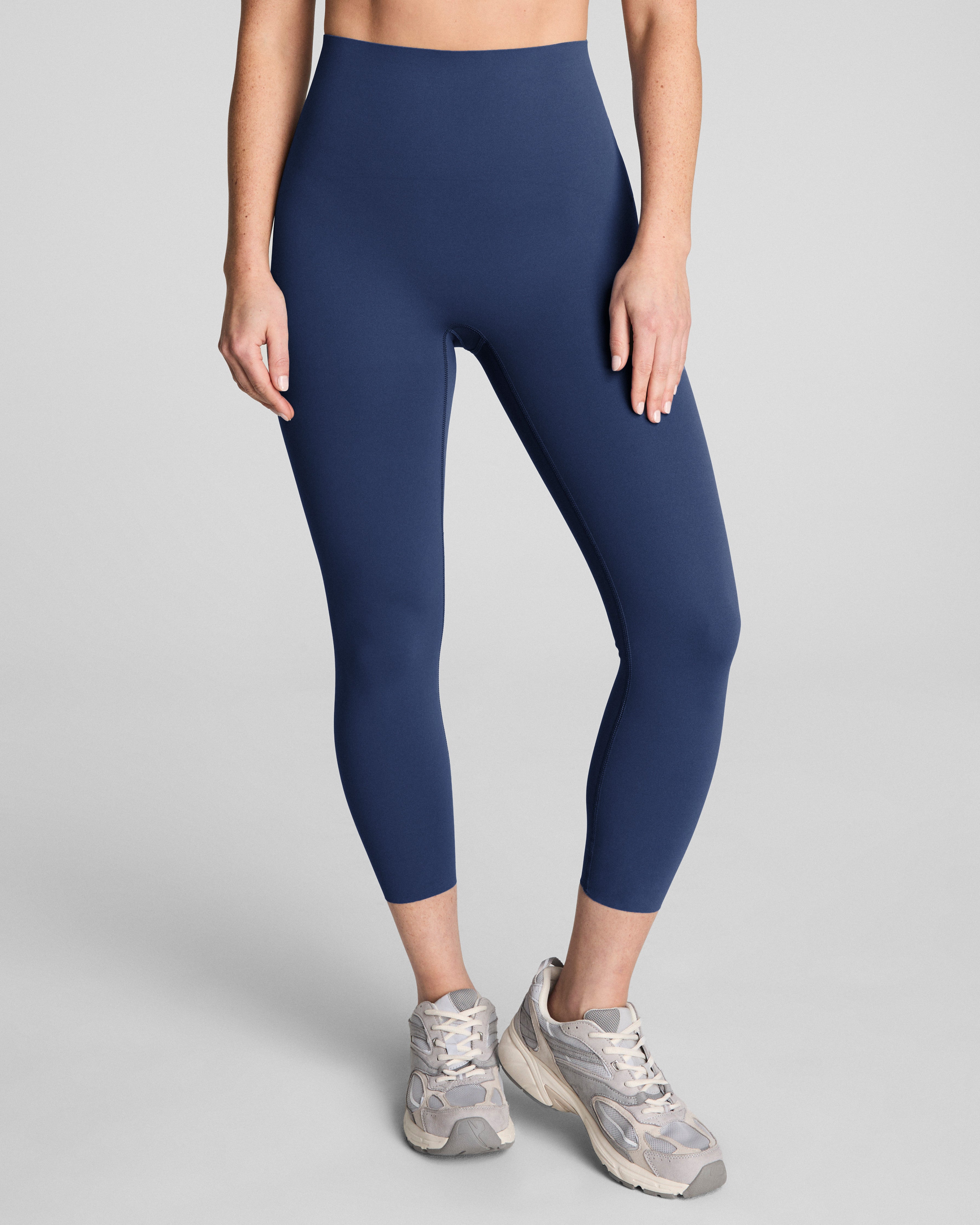 SPANXshape™ CoreLuxe 7/8 Leggings with Mid-Tummy Compression | Faded Indigo