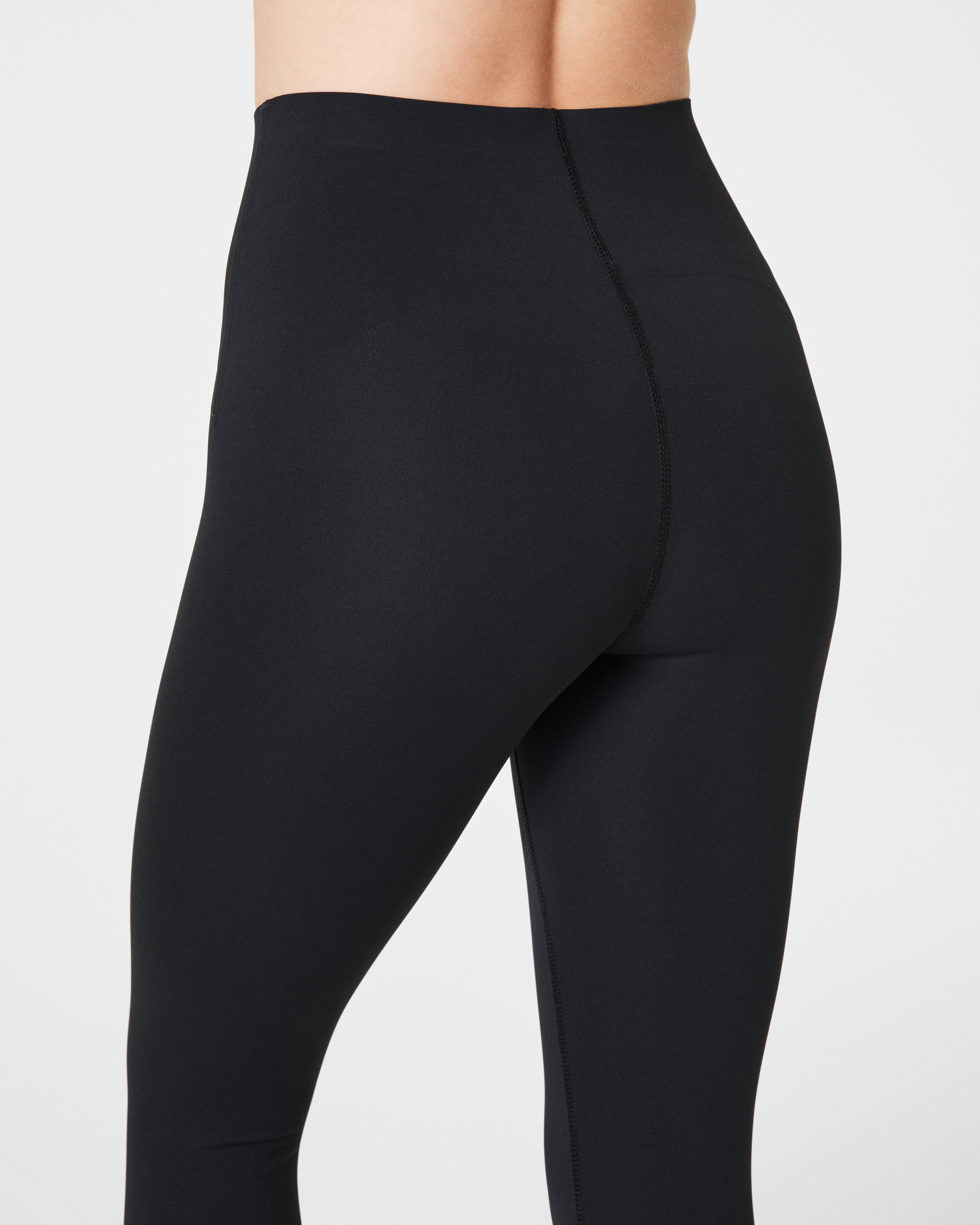 SPANXshape™ CoreLuxe 7/8 Leggings with Mid-Tummy Compression | Very Black