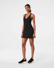 SPANXshape™ Get Moving V-Neck Dress | Very Black